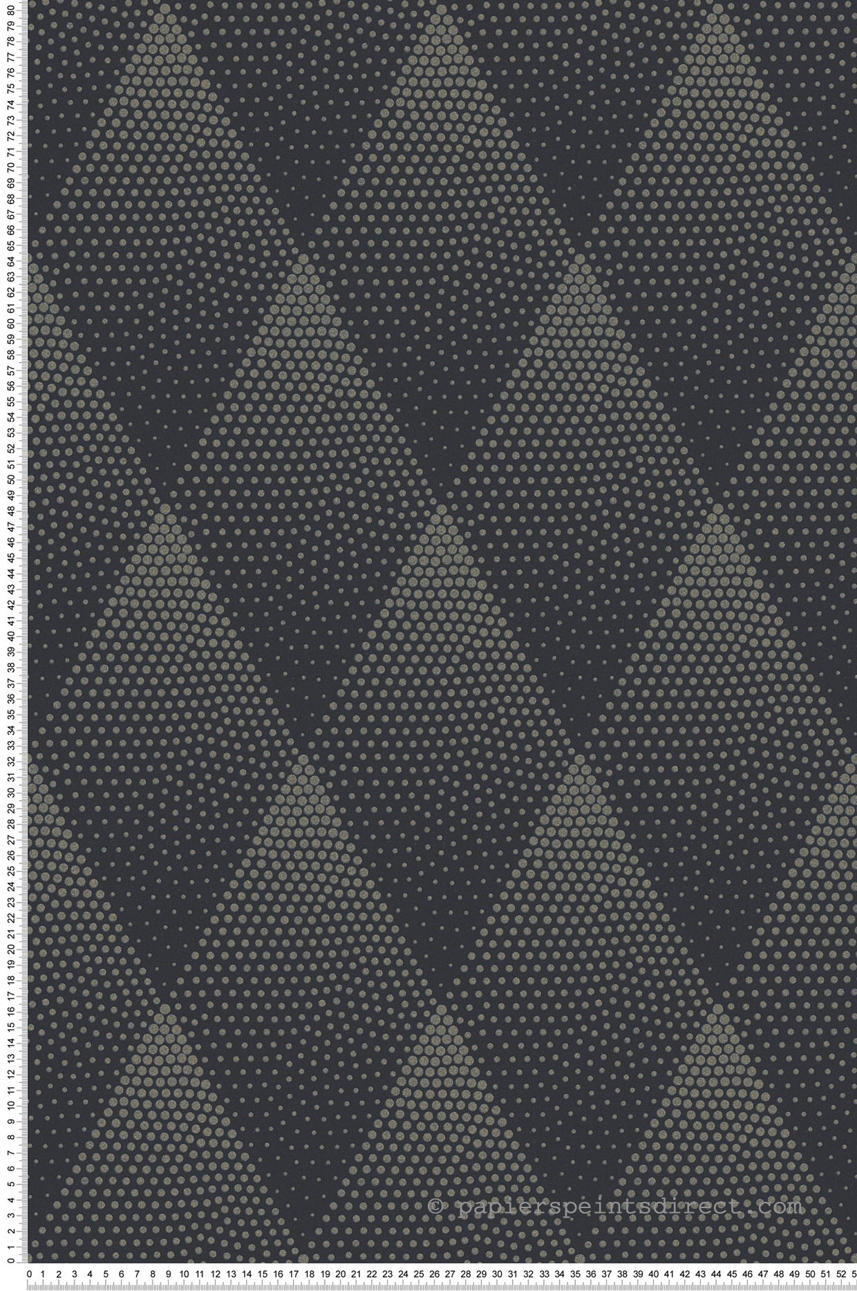 Papier peint Géométrique Losange noir doré pailleté - New Walls d'AS Création | Réf. SP15270