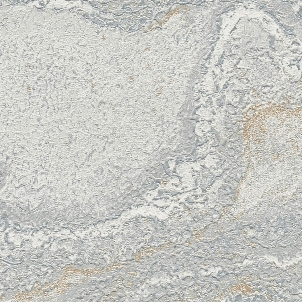 Papier peint Pierre Précieuse Métallisé gris argenté - Stories of Life d'A.S. Création AMB3 | Réf. AS-396595