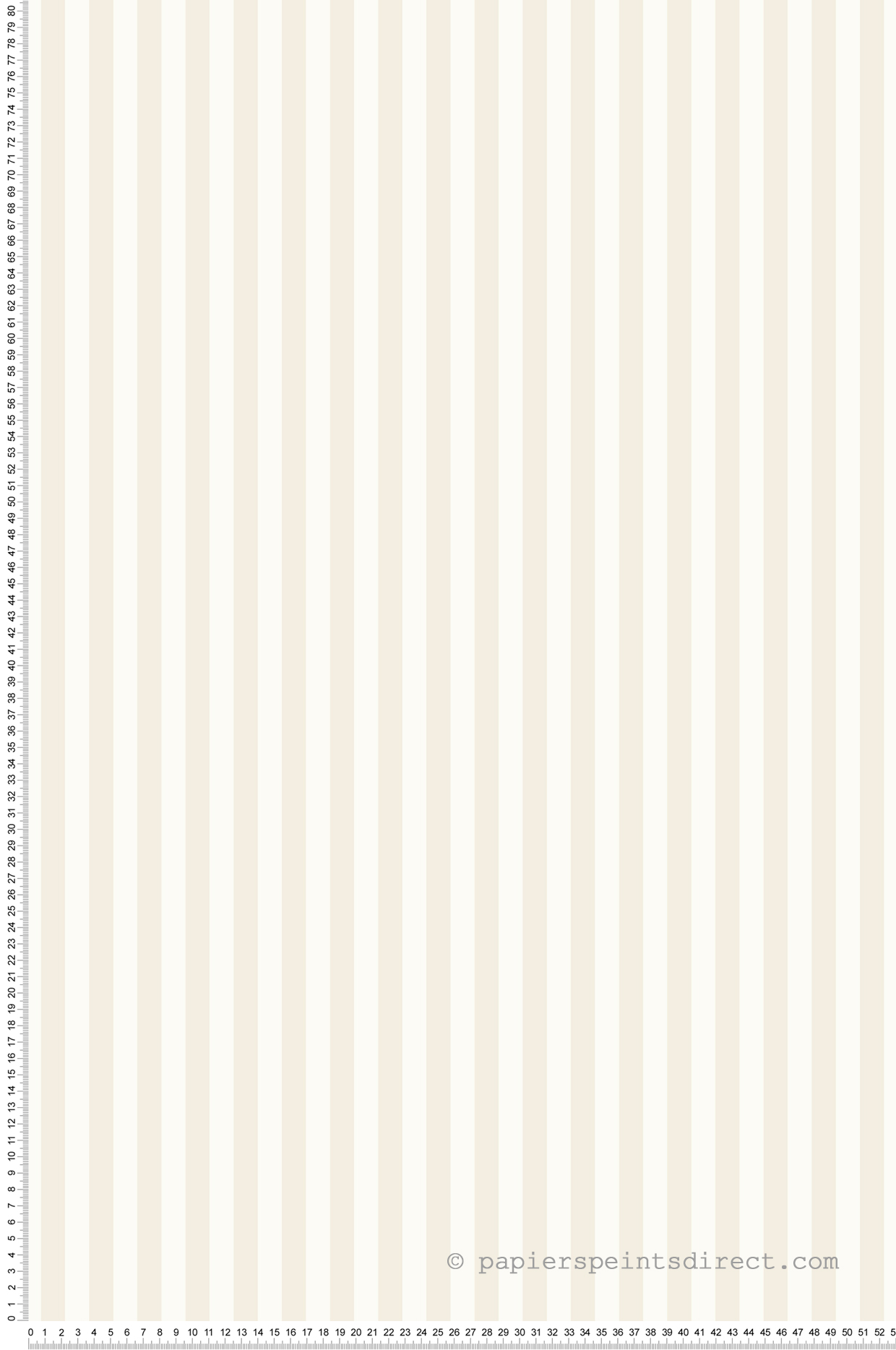 Papier peint Fine Rayure Marshmallow beige - Happy Kids Club de Casélio | Réf. HKC107690121
