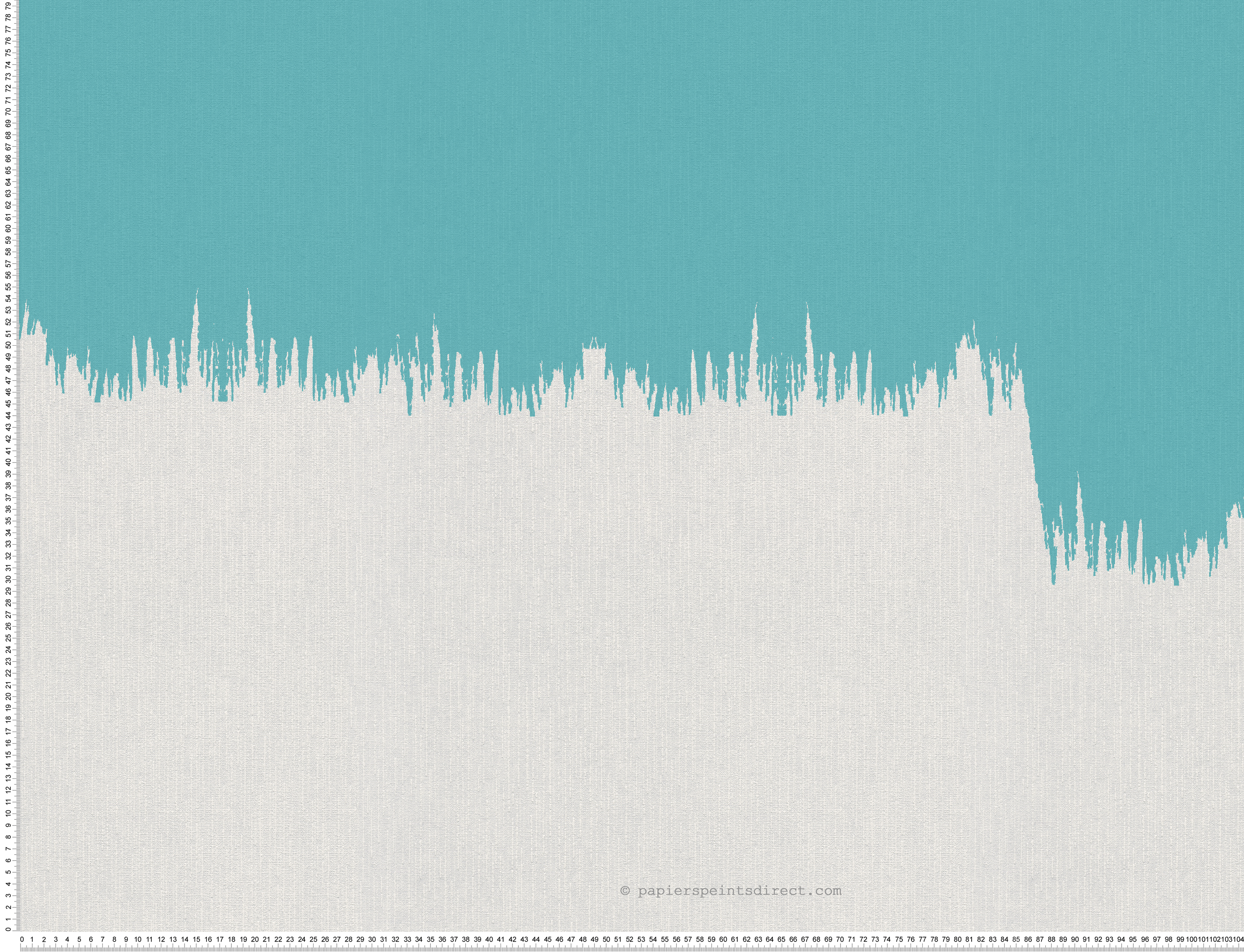 Rayures verticales stylisées discontinues - Papier peint à peindre GO de Montécolino