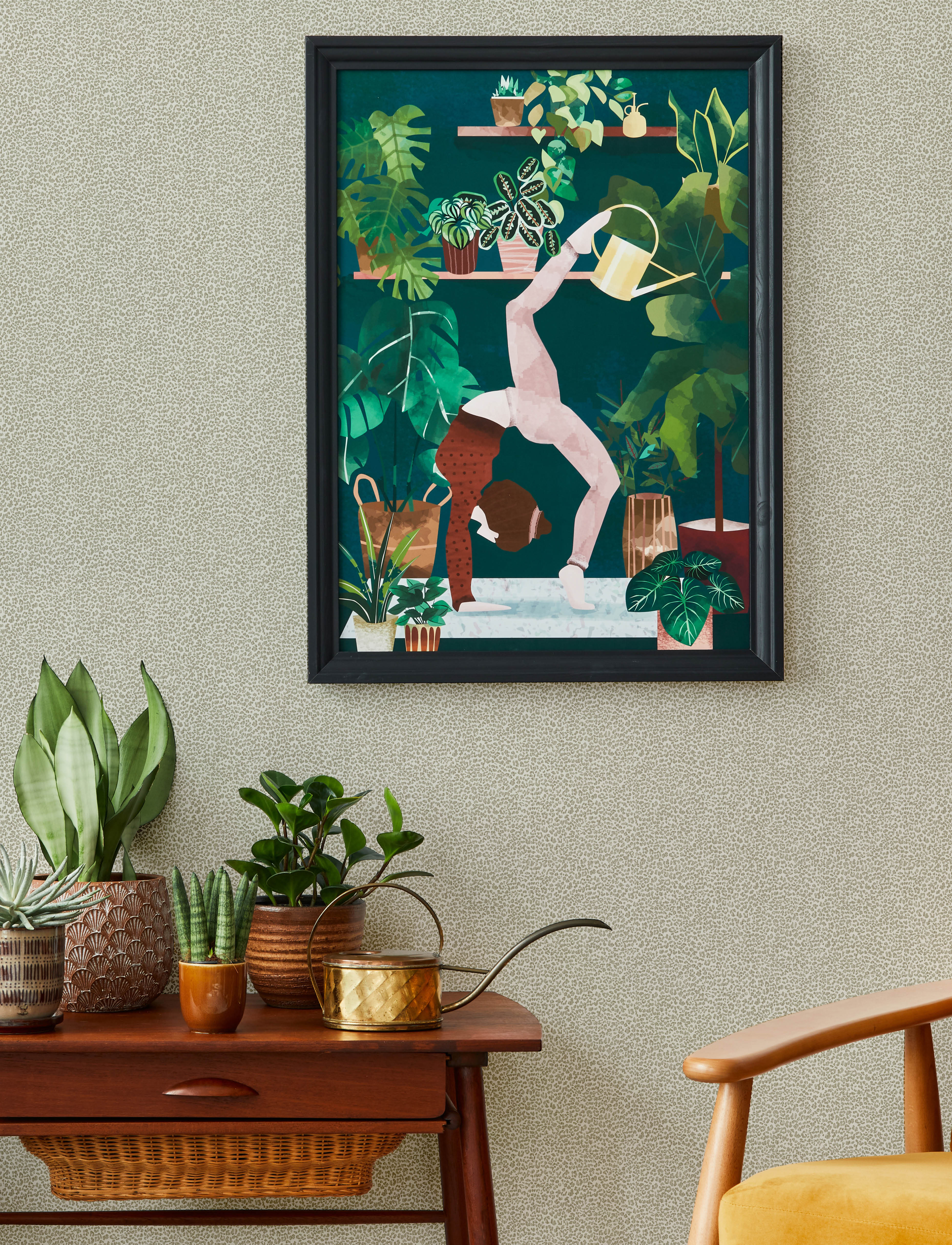 Papier peint Léopard Mosaïque Soul doré - Harmony de Lutèce | Réf. LTC-FD27266