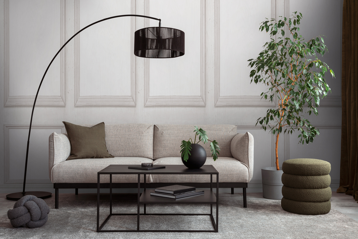 Papier peint panoramique Moulure blanc gris - Wallpanel d'A.S. Création AMB2 | Réf. AS-398071