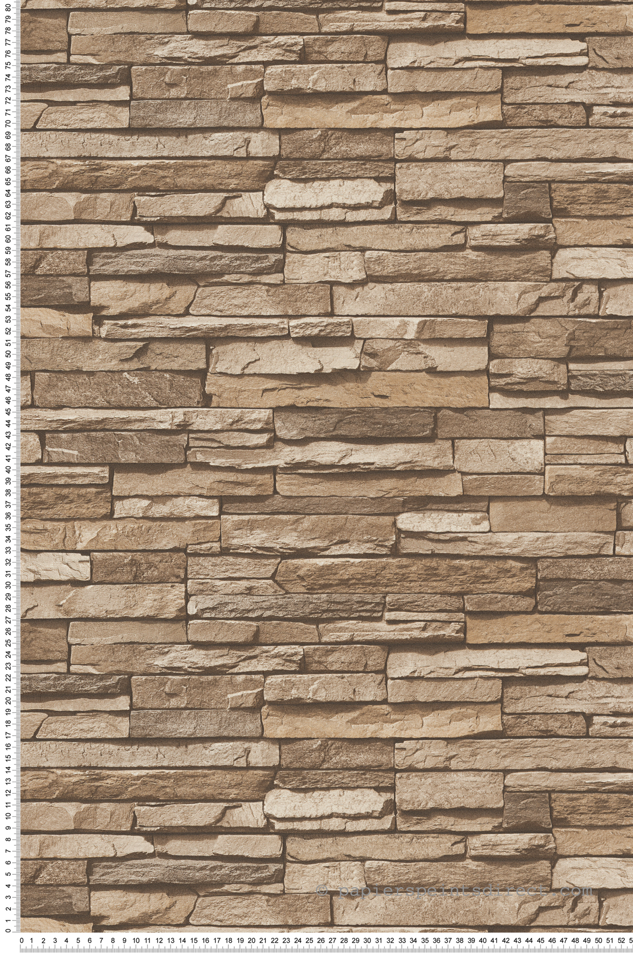 Papier peint Pierres Plates marron - Elements 2 d'A.S. Création | Réf. AS-958332