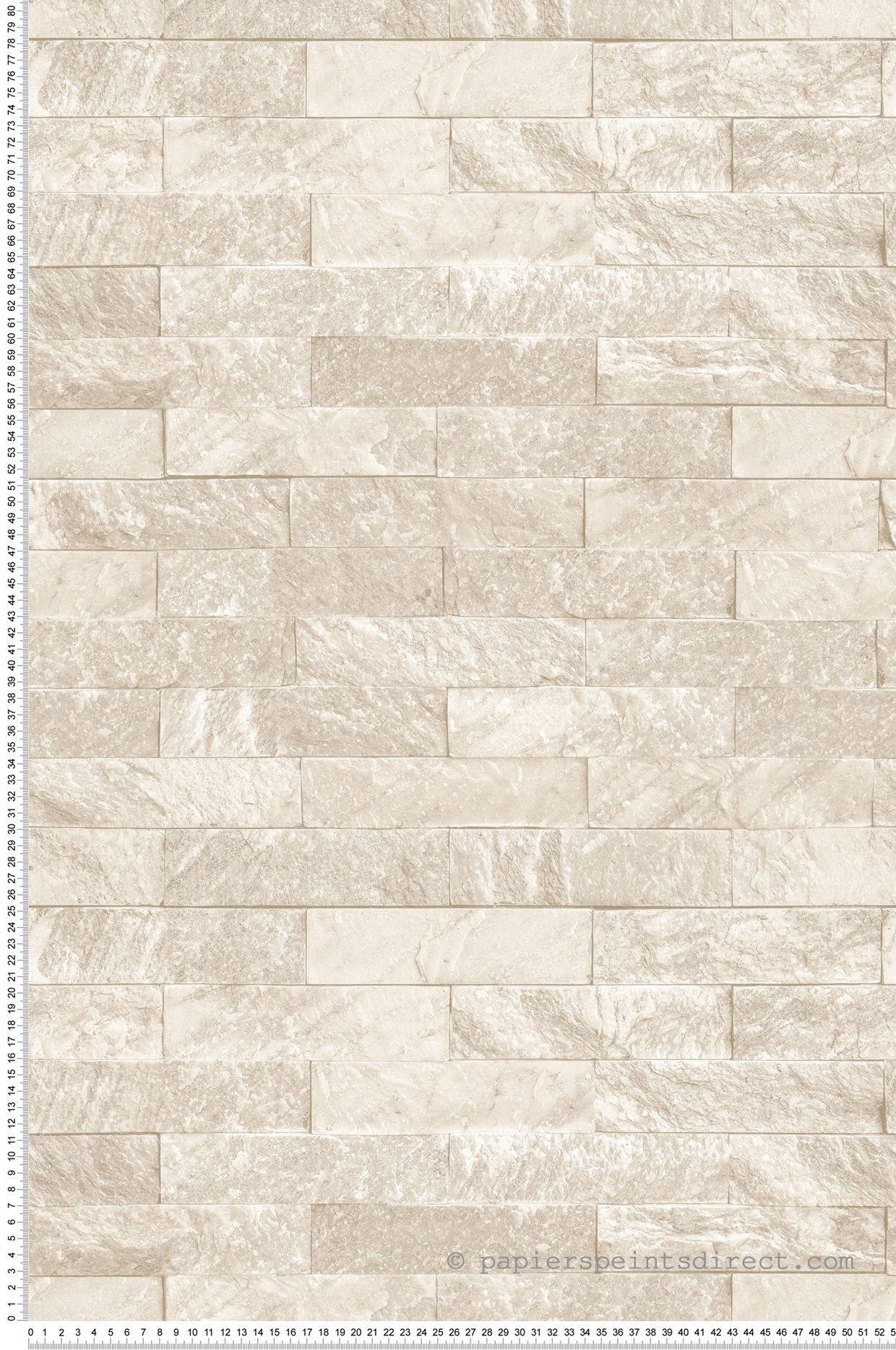 Papier peint pierre Parement beige - Style Cuisine 3 de Lutèce | Réf. LTC-CK36624