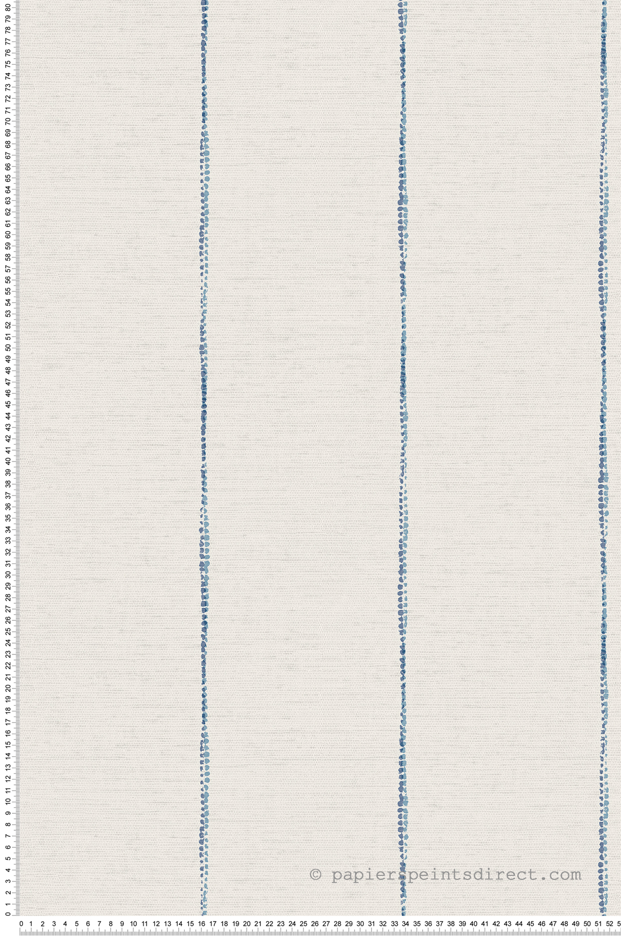 Papier peint Fine Rayure Plumetis bleu gris - Aristide de Lutèce | Réf. LTC-488-5