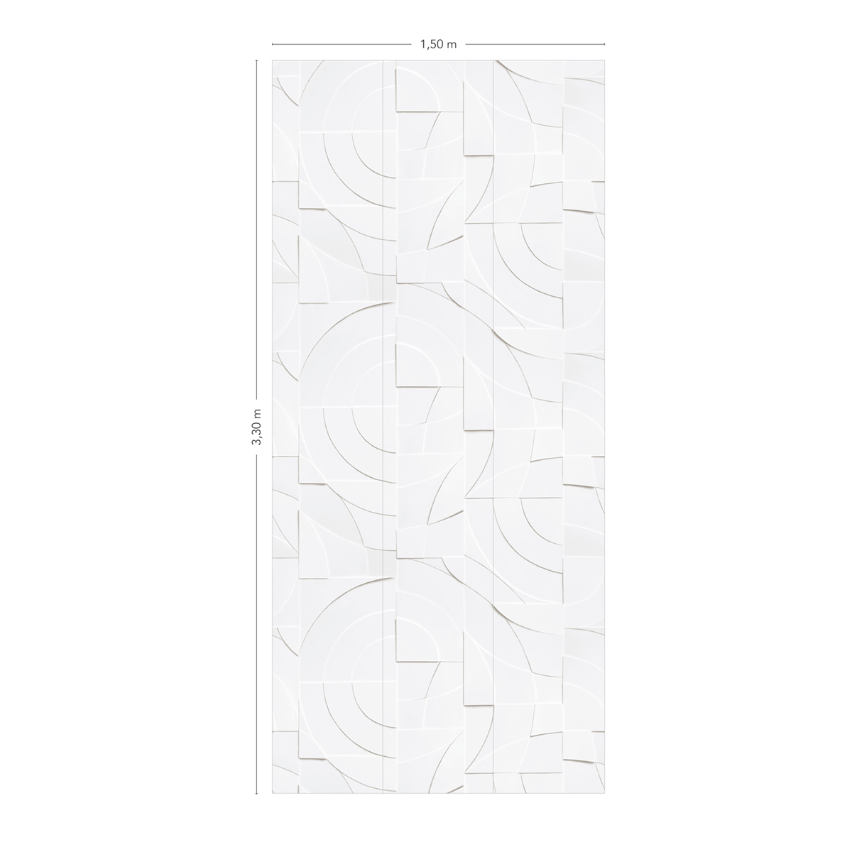 Papier peint panoramique Graphique 3D Lounge Papier A - 1/2/3 AMBr - Isidore Leroy