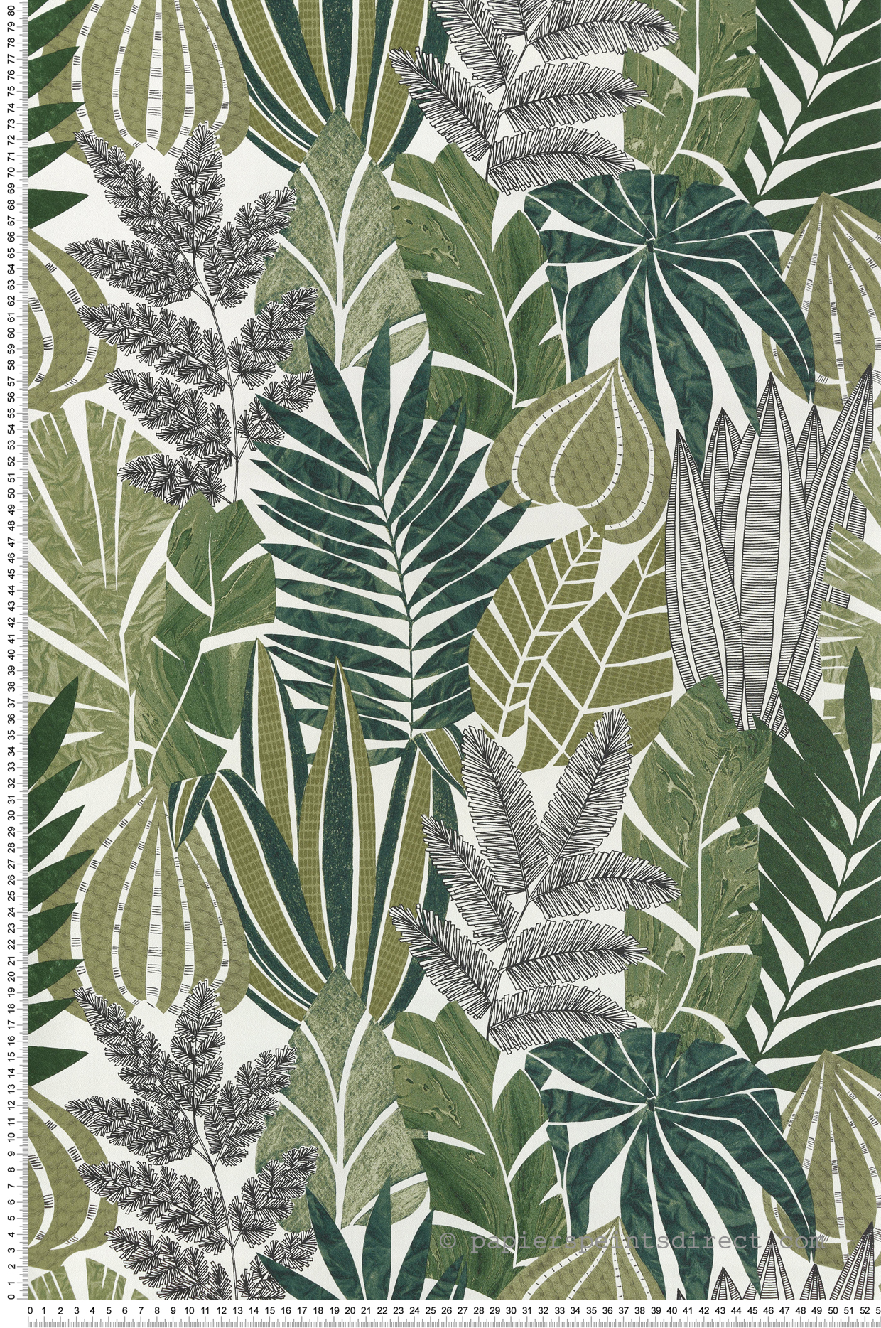 Papier peint Feuille Automne vert - Reality 4 de Lutèce | Réf. LTC-51221204