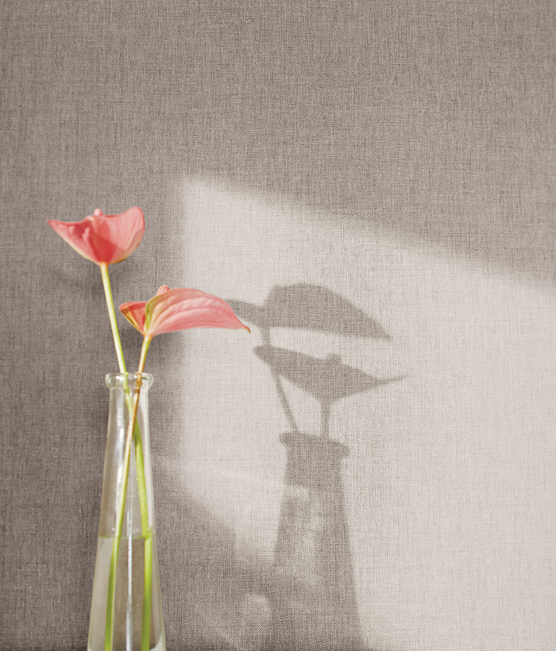 Papier peint Uni Taupe - Linen de Casélio | Réf. INN68521992