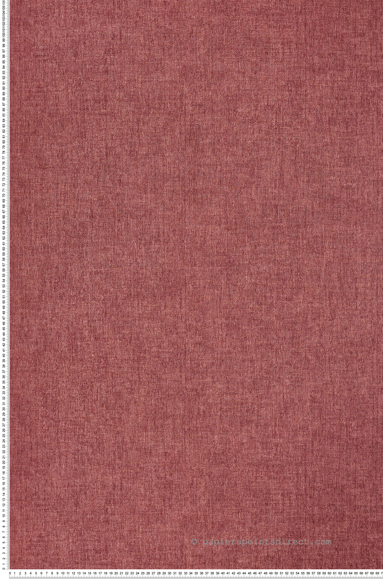Papier peint Faux Uni Diola framboise - Karabane de Casamance | Réf. CAS-75151630