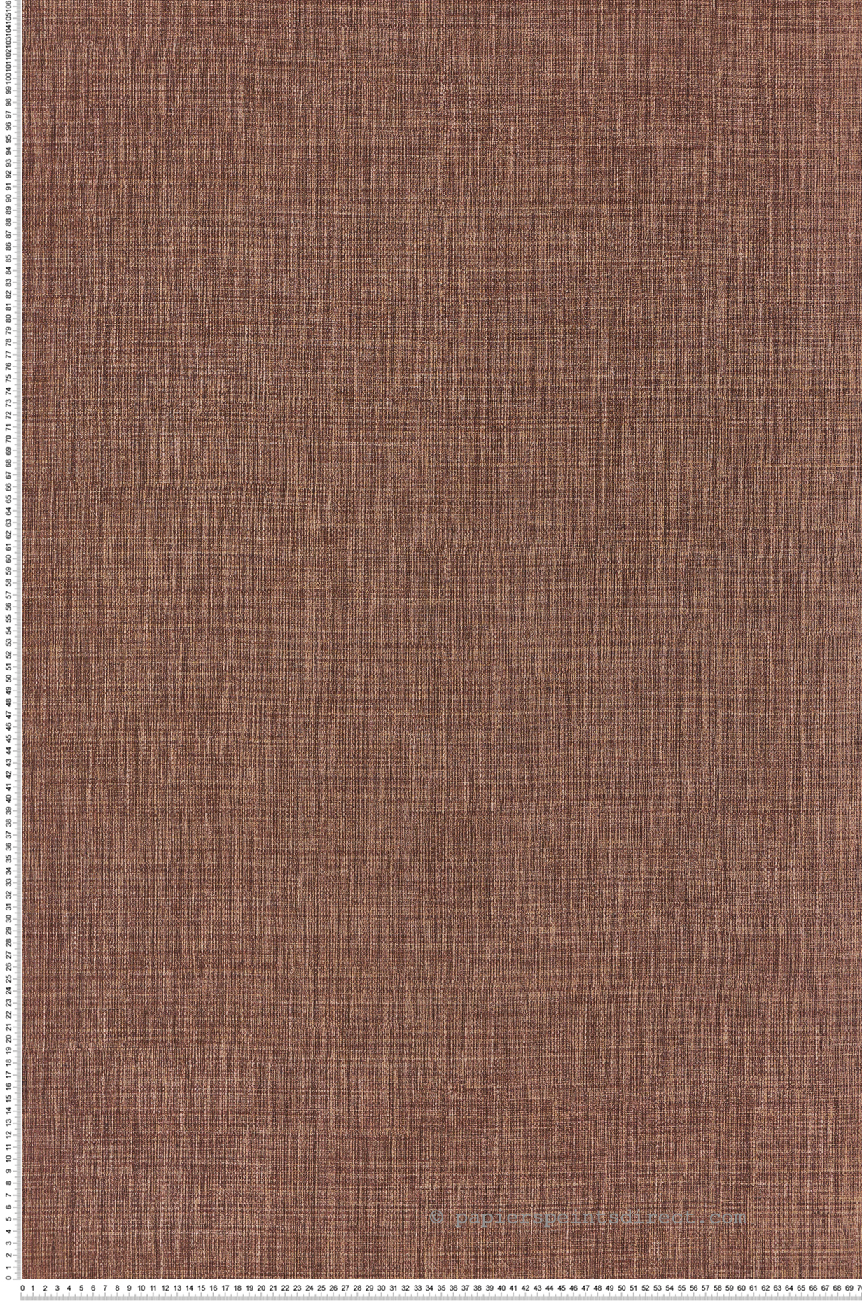 Papier peint Uni Tissé Sierra acajou - Palmadora de Casamance | Réf. CAS-76702752