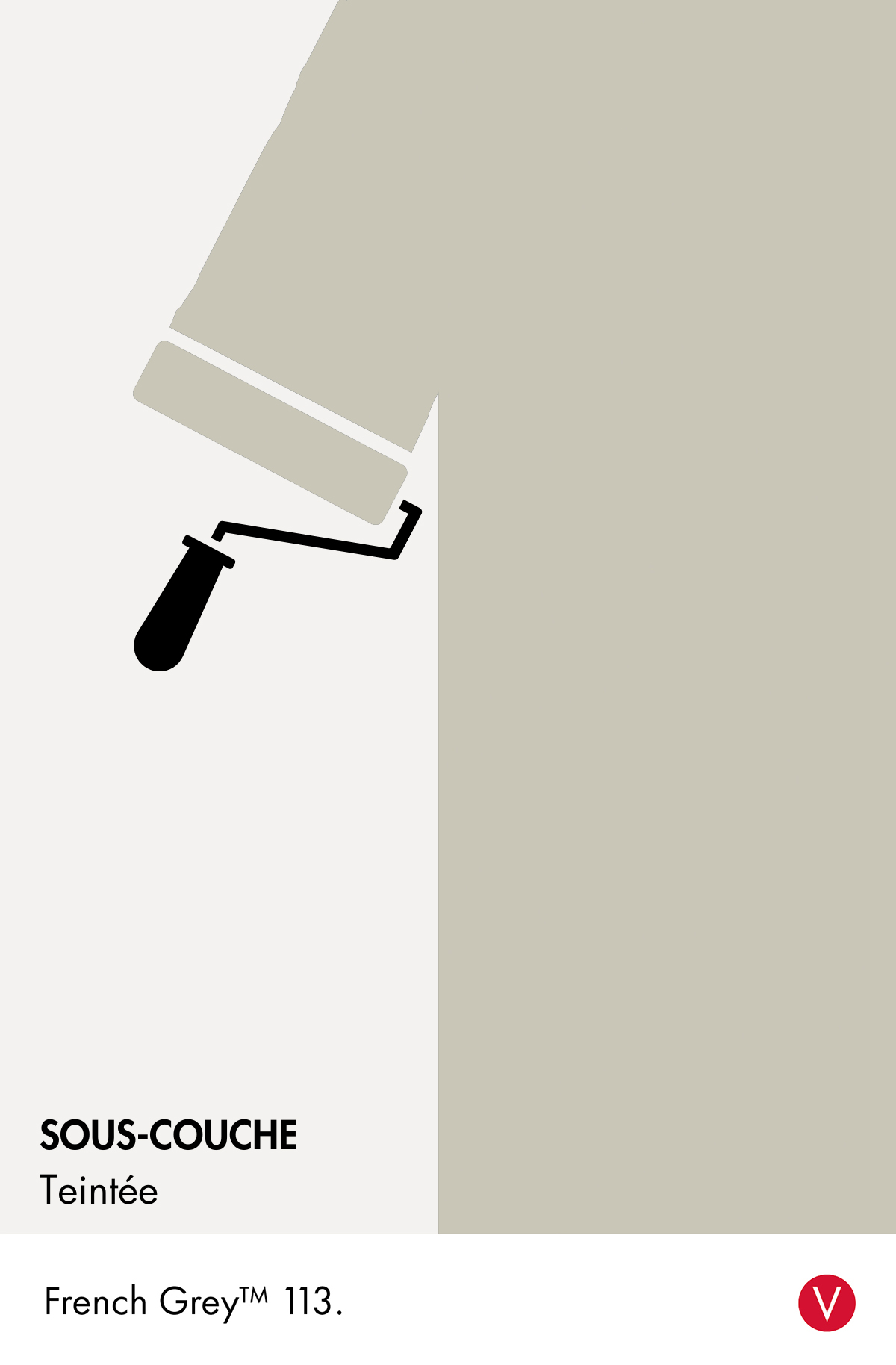 Sous-couche teintée French Grey n°113 Intelligent ASP (All Surface Primer) 1 litre