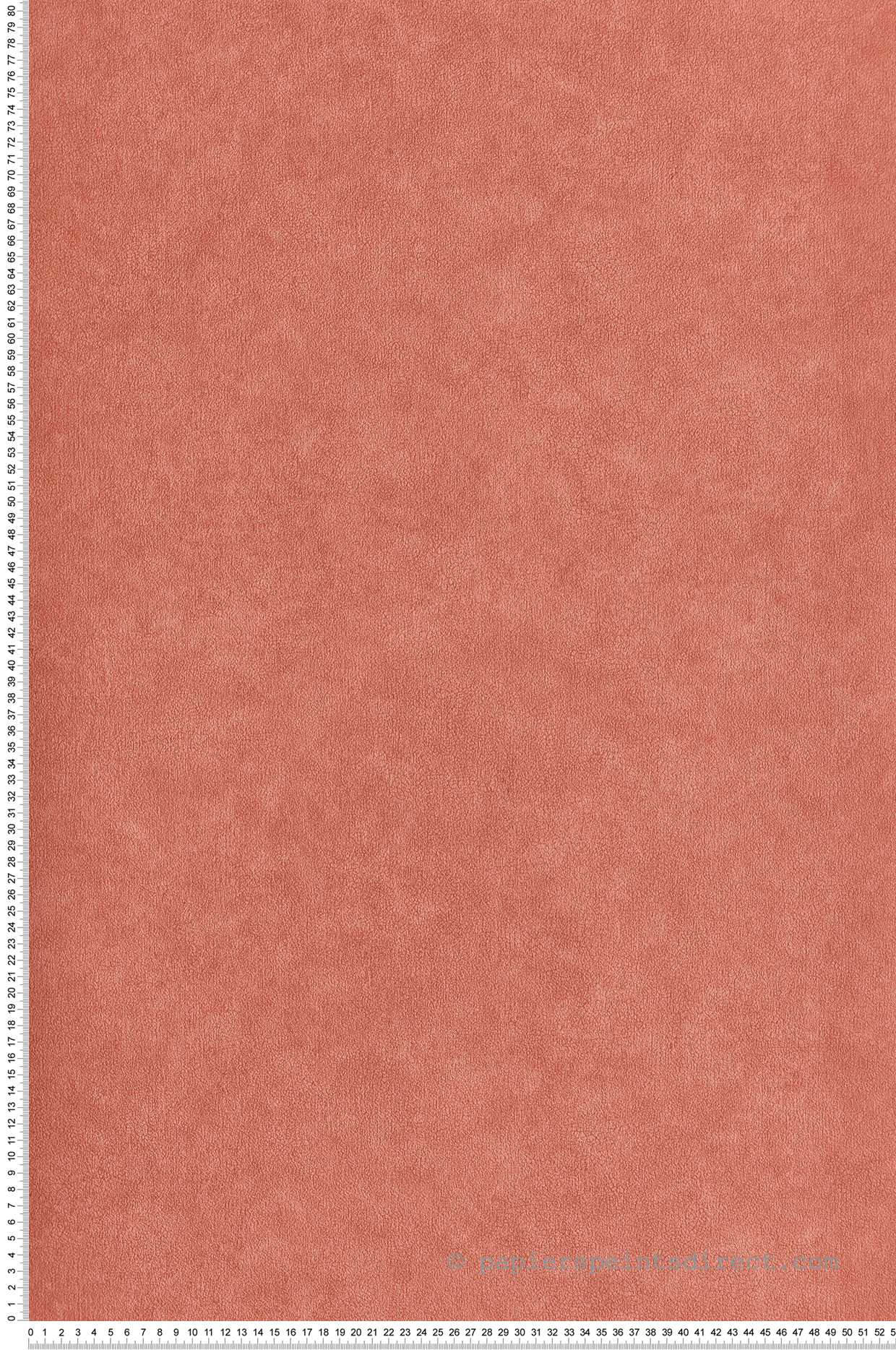 Papier peint Uni Terre Cuite rouge brique - Céramique de Casélio | Réf. CER105248009