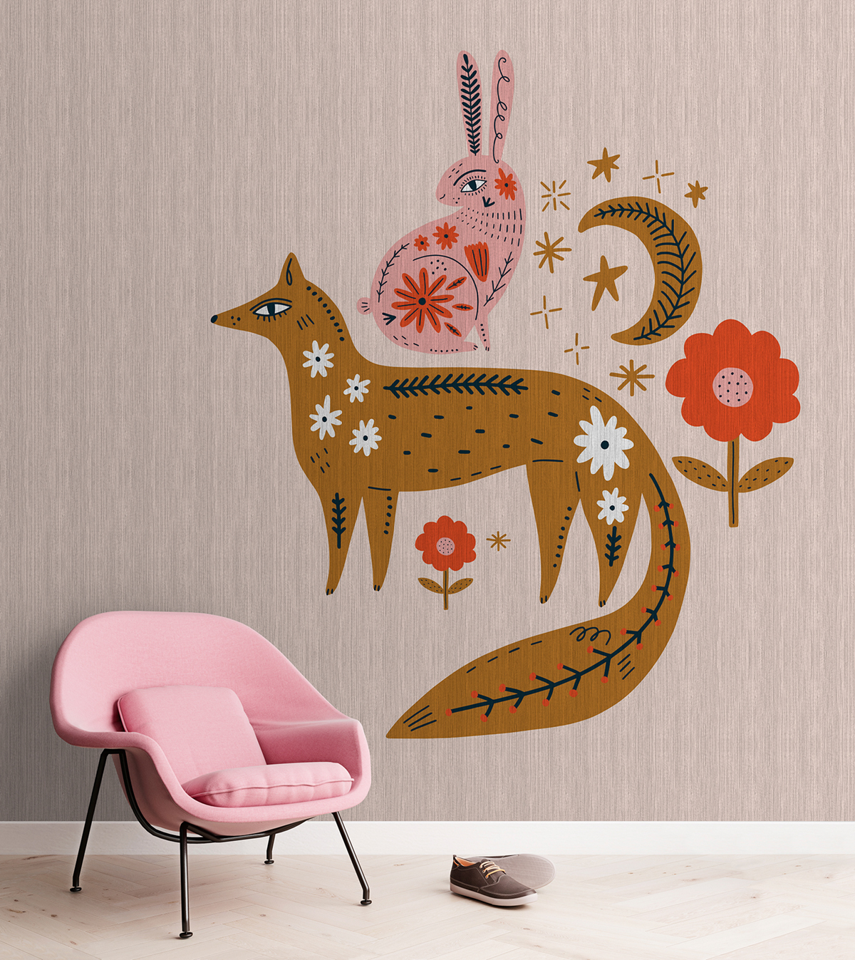 Papier peint panoramique Walls by Patel 3 - Référence DD122468 - Intissé 200g/m2 - 400 x 270 cm