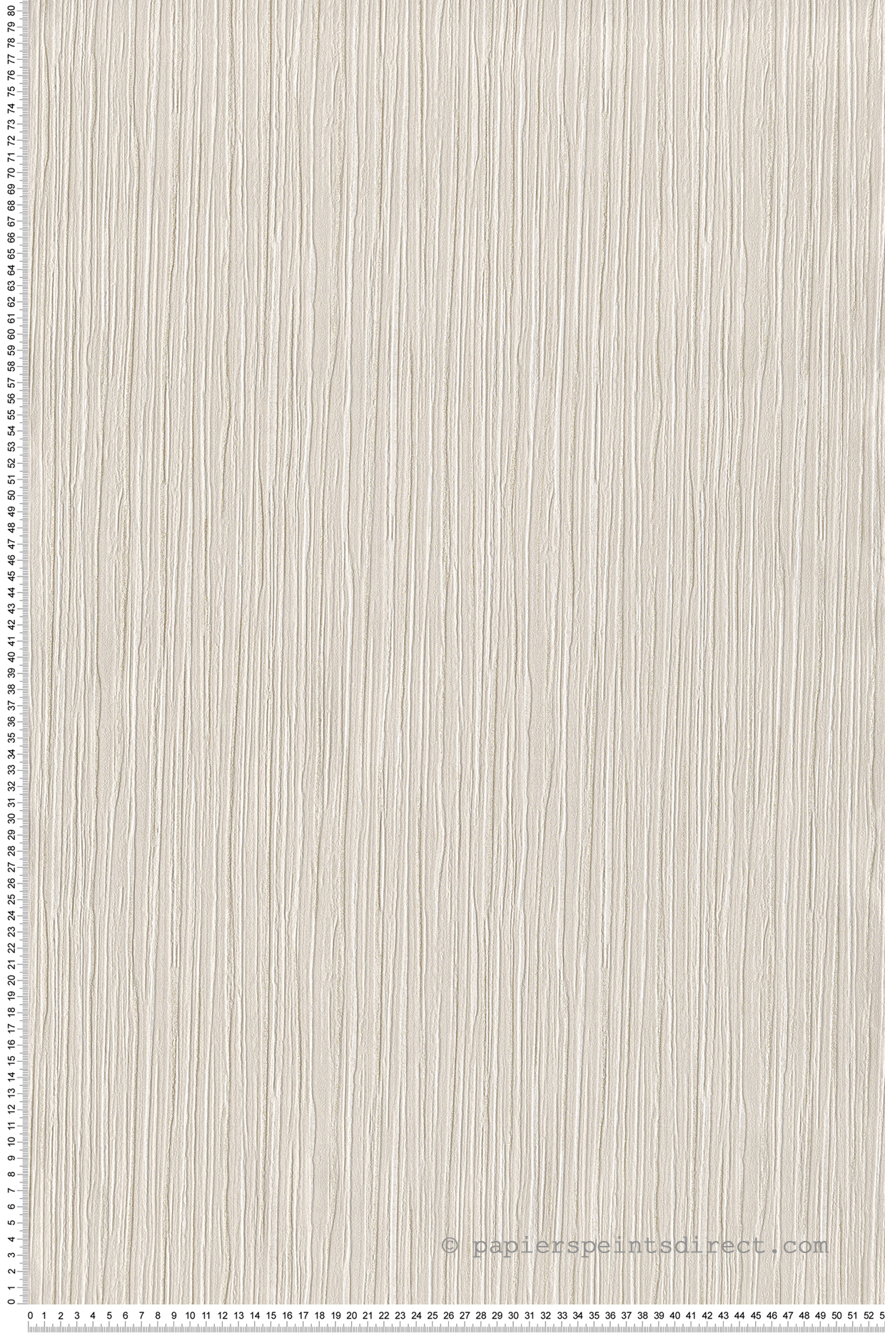 Papier peint Faux Uni Rayé crème et doré - Grand Classic de Montecolino | Réf. MC-Z66834