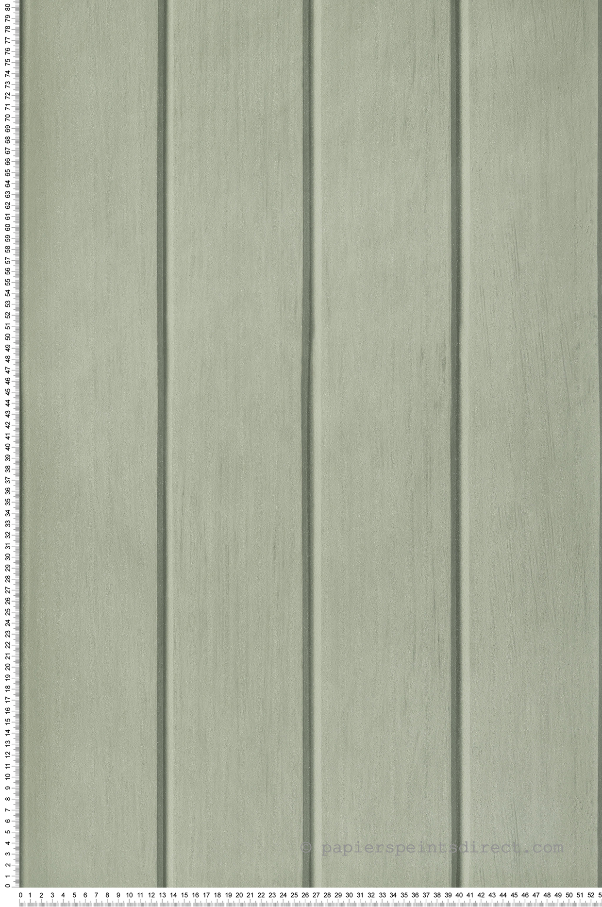 Papier peint Lambris Bois Épicéa vert lichen - Babyland 2 de Lutèce | Réf. LTC-14875