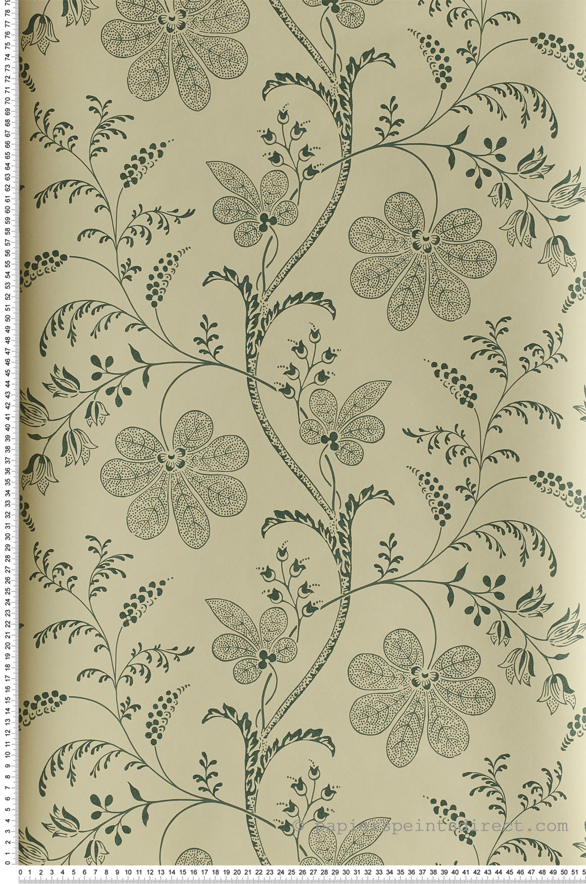 Papier peint Bedford Square Acorn - Collection London Wallpapers V de Little Greene