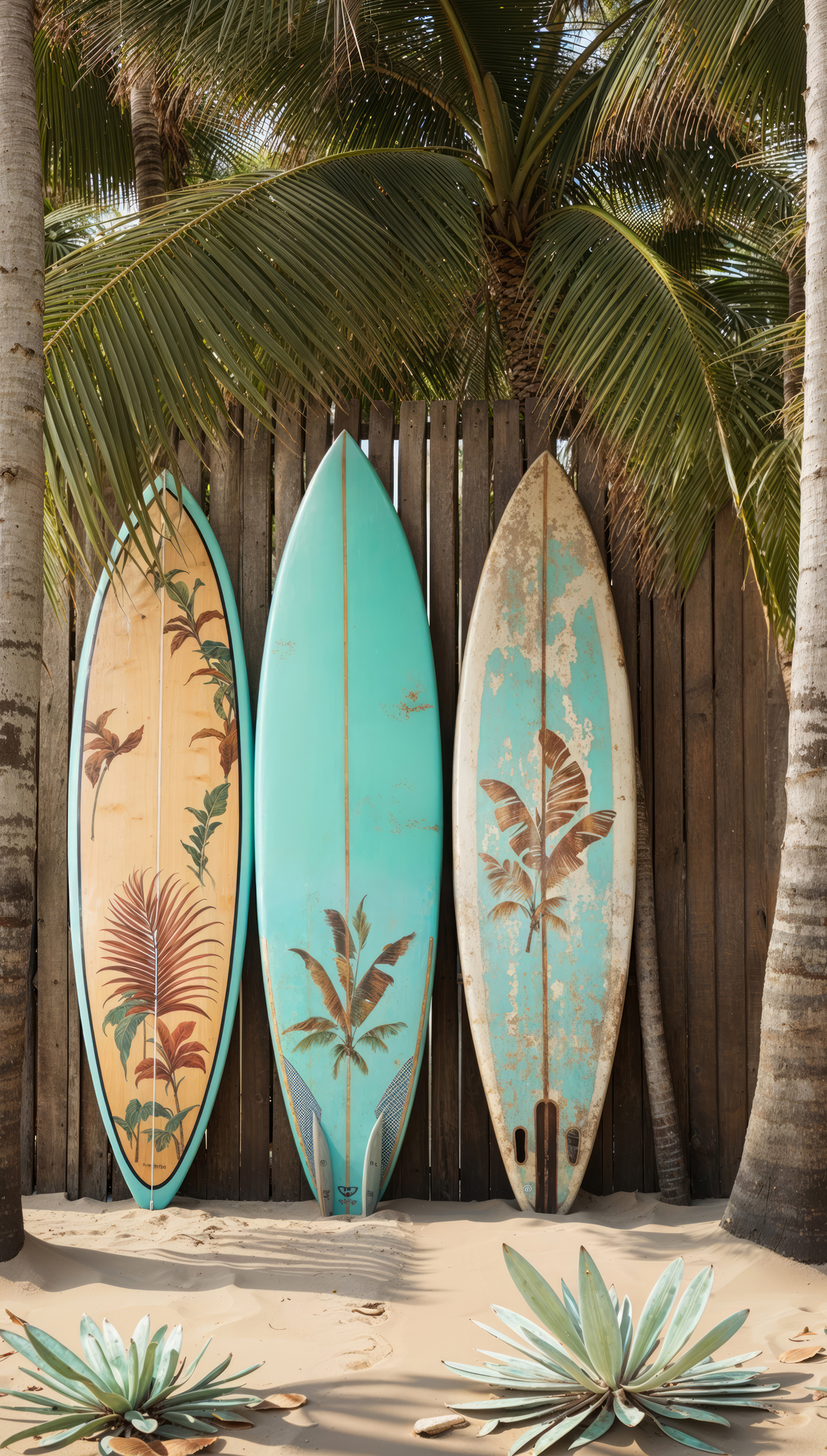 Papier peint Panoramique Surf Photo bleu - Les Aventures de Lutèce | Réf. LTC-27240401