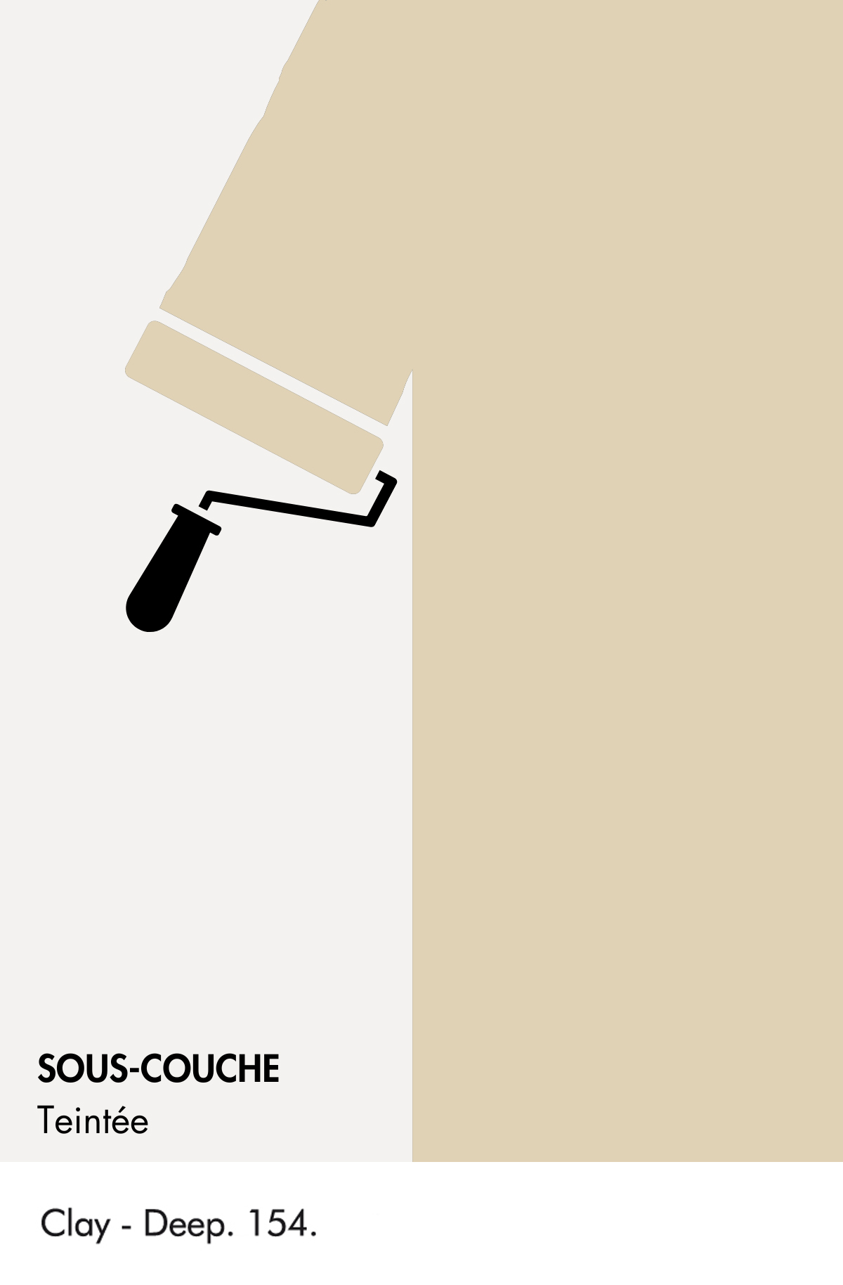 Sous-couche teintée Clay Deep n°154 Intelligent ASP (All Surface Primer) 1 litre