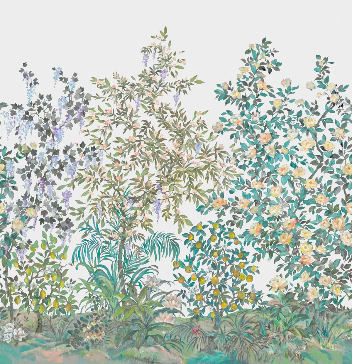 Papier peint panoramique Confidences Sous l'Oranger L multico 300X310 - Wonderwalls 2 de Casadéco | Réf. WDWD200117909