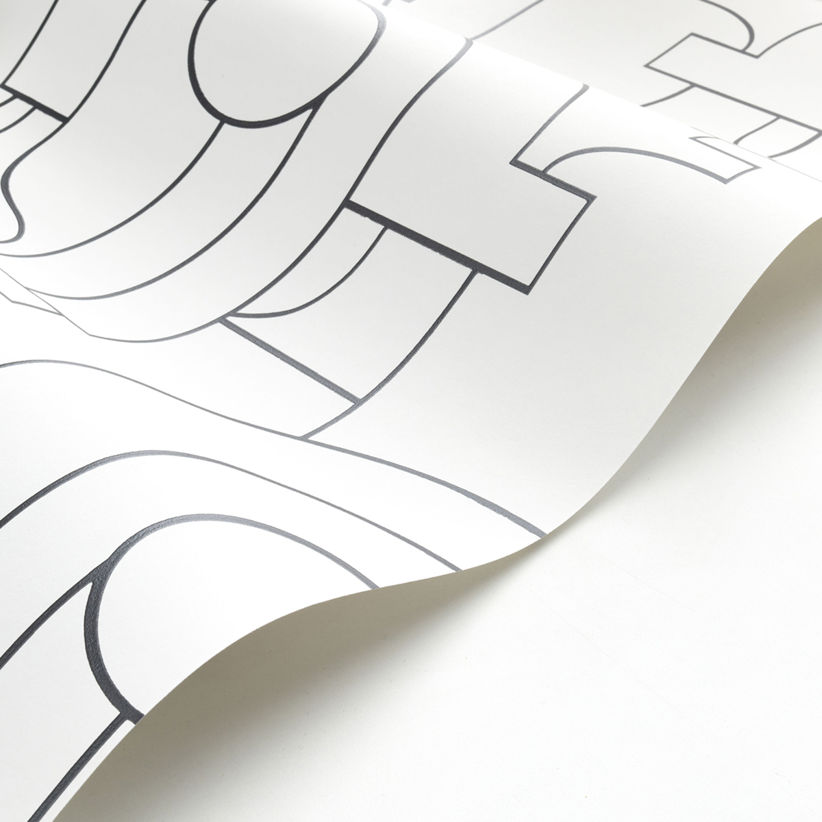 Papier peint Graphique Arty noir métal - Iconic de Casadéco AMBV | Réf. CONI88410528