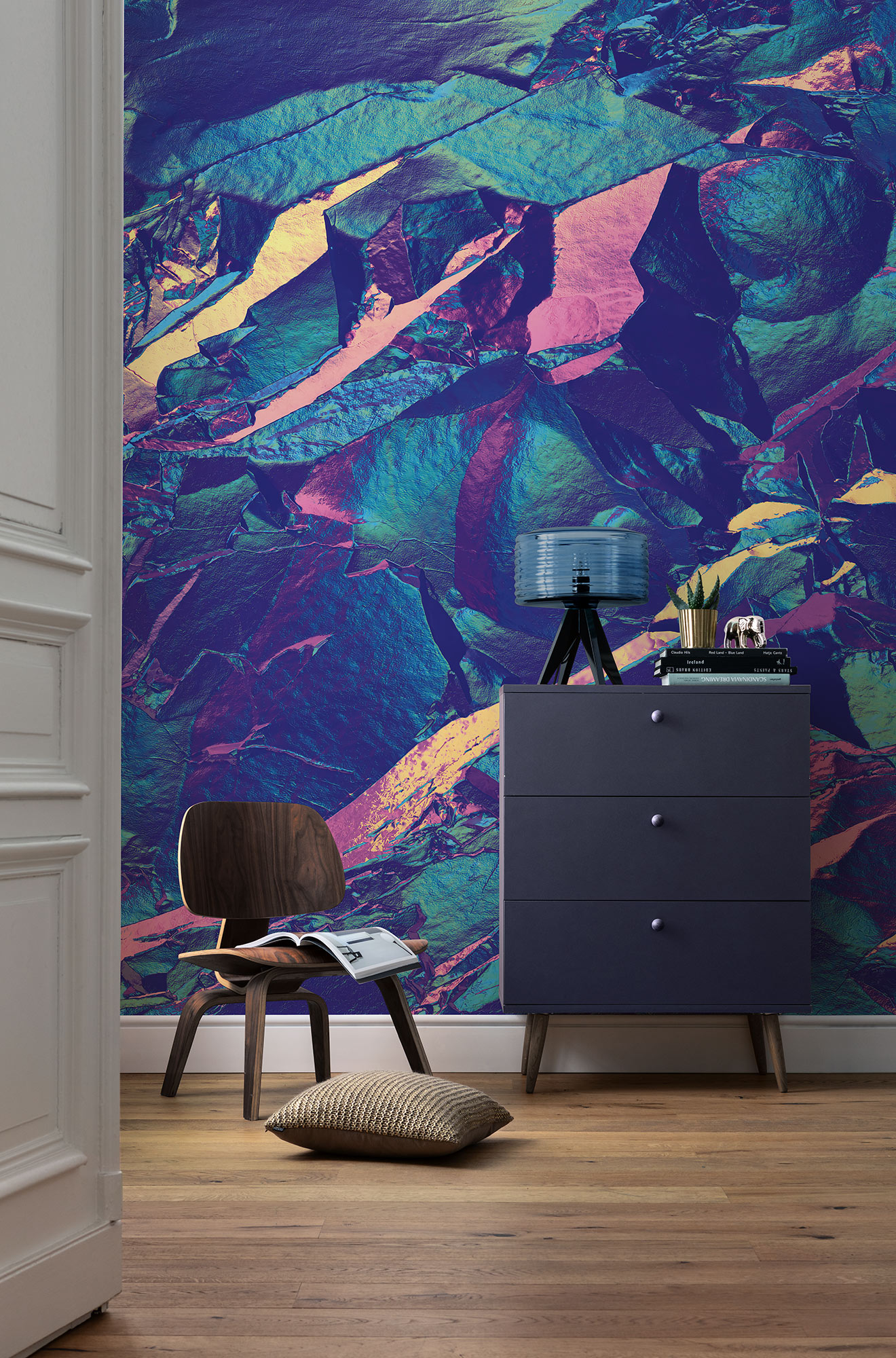 Papier peint panoramique Crystal Landscape Zoom - Papier peint Komar Flair