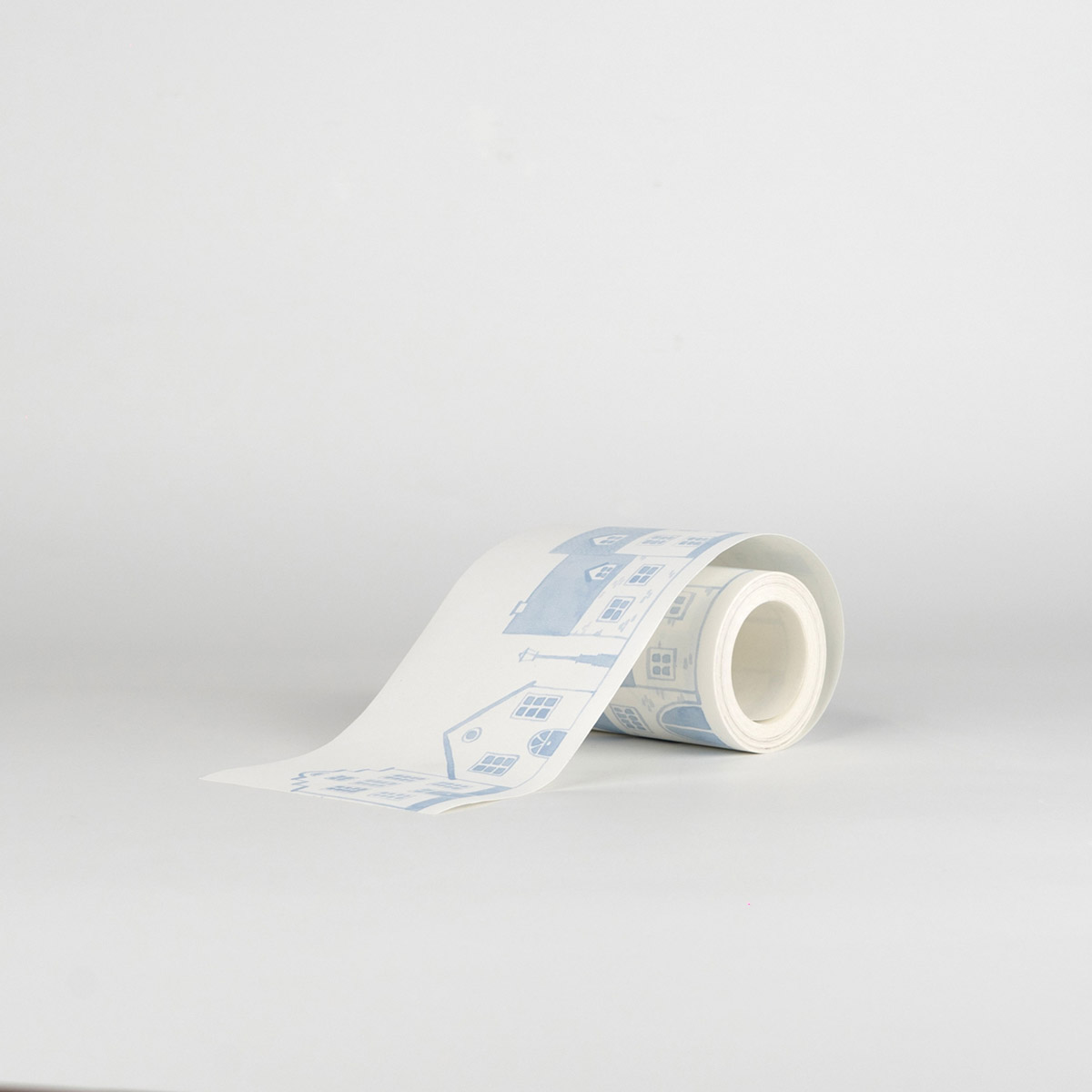 Frise enfant Village Neighborhood bleu doux - Once Upon A Time 2 de Casadéco | Réf. OUTD200916226