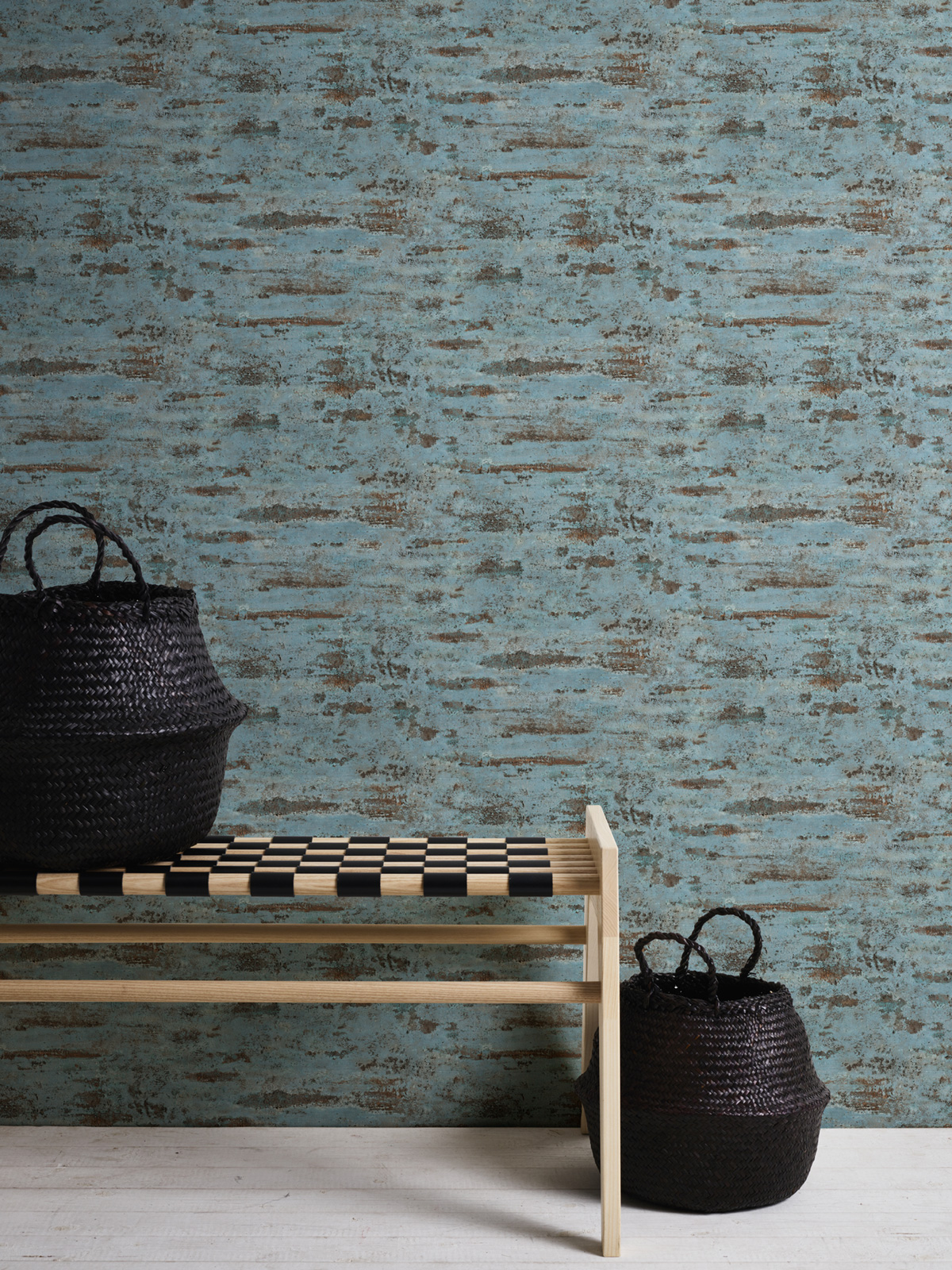 Papier Peint Brique Grunge bleu - Elements 2 d'A.S. Création AMB3 | Réf. AS-374153