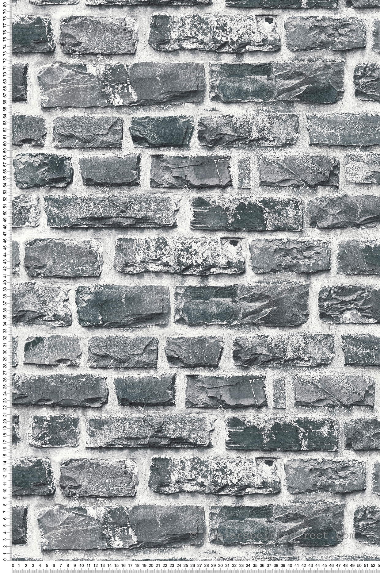 Papier peint Pierre Briquettes anthracite - Elements 2 d'A.S. Création | Réf. AS-361404