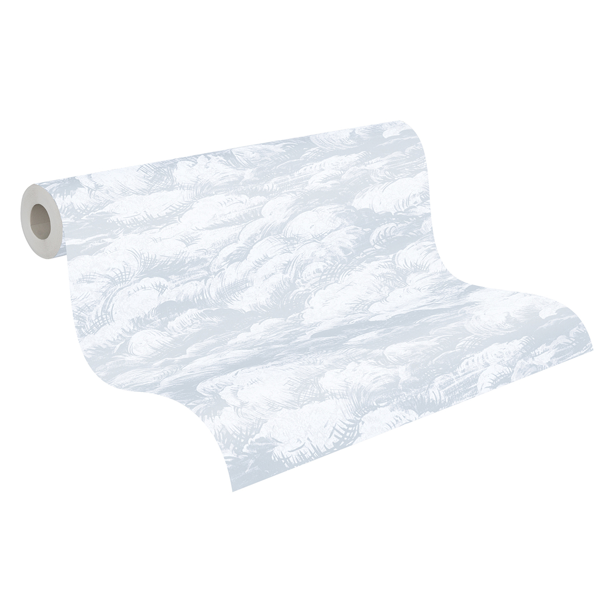 Papier peint Nuage Abstrait gris pale - Jungle Chic d'Architects Paper | AMB Réf.  37705-2