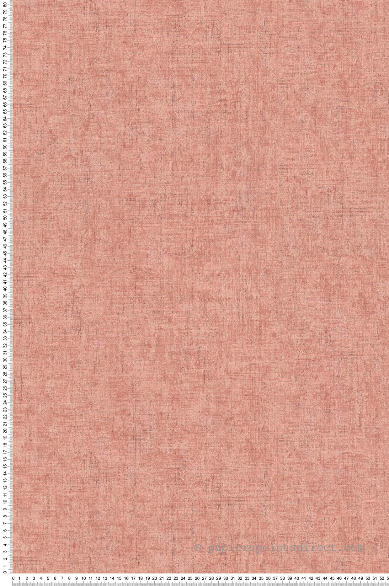 Papier peint Faux uni matière saumon - Greenery d'AS Création | Réf. SP15048