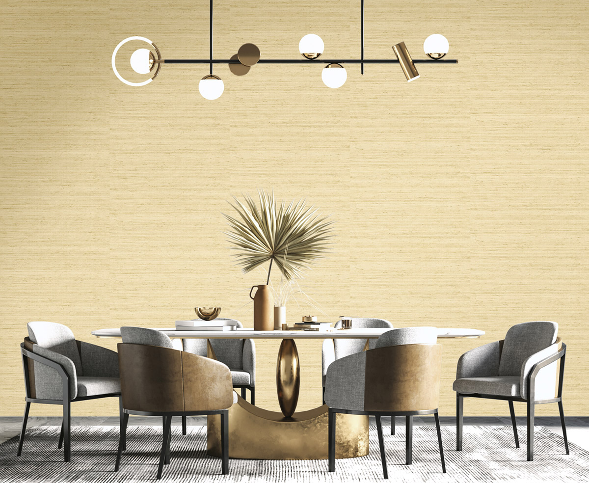 Papier peint Faux Uni Effet Soie beige irisé - Opera de Montecolino | Réf. MC-OP33382