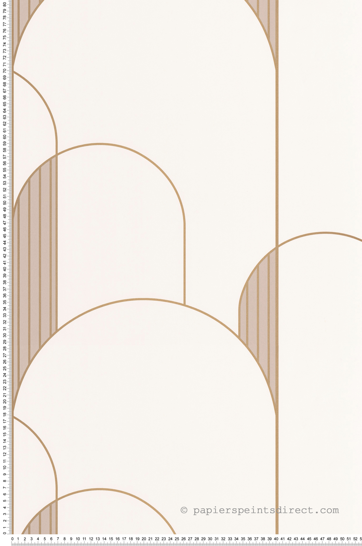 Papier peint Graphique High Walls blanc - Labyrinth de Casélio | Réf. LBY102111029