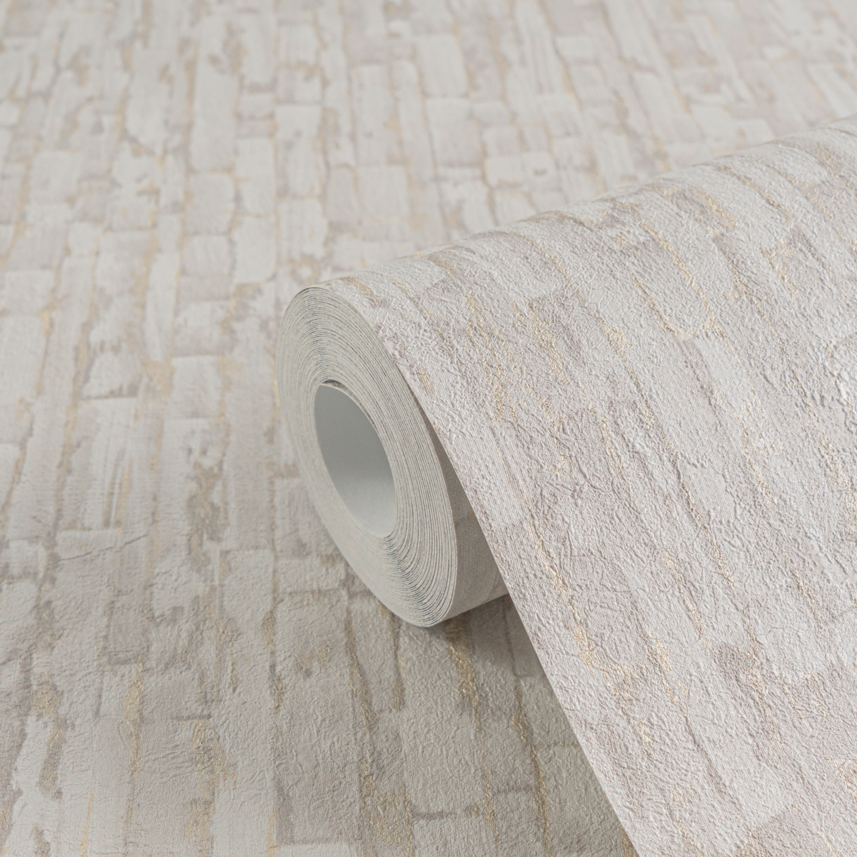 Papier peint Pierre Géométrie Moderne gris clair doré - Metropolitan Stories 4 Hot Spots d'A.S. Création AMB5| Réf. AS-786662