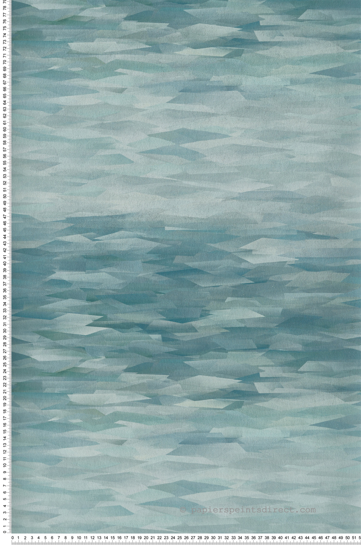 Papier peint Géométrique Prisme vert - Willow d'Initiales | Réf. INI-00815101