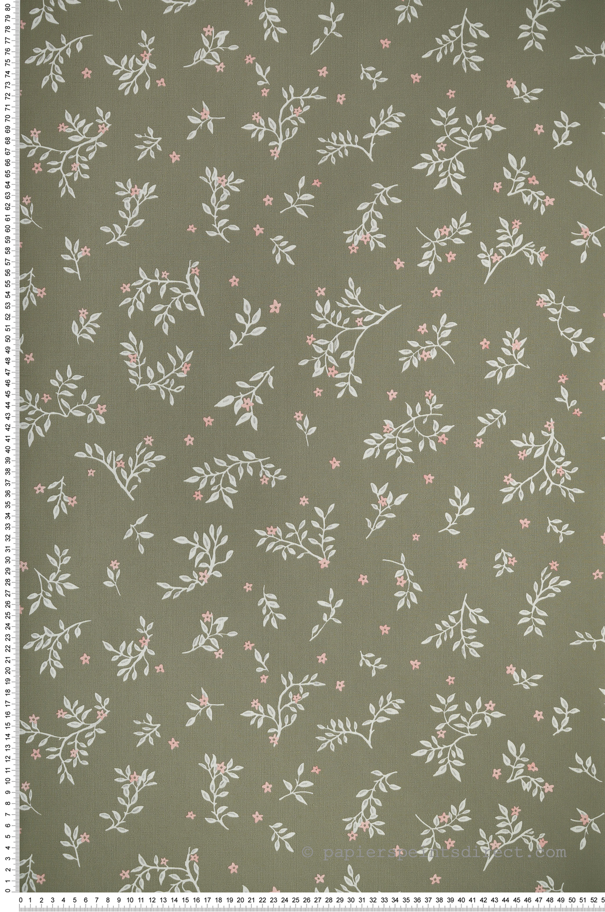 Papier peint Feuille Callisto kaki rose - Danae de Casélio | Réf. DAE103647240