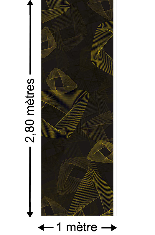 Glow - Papier peint lé unique