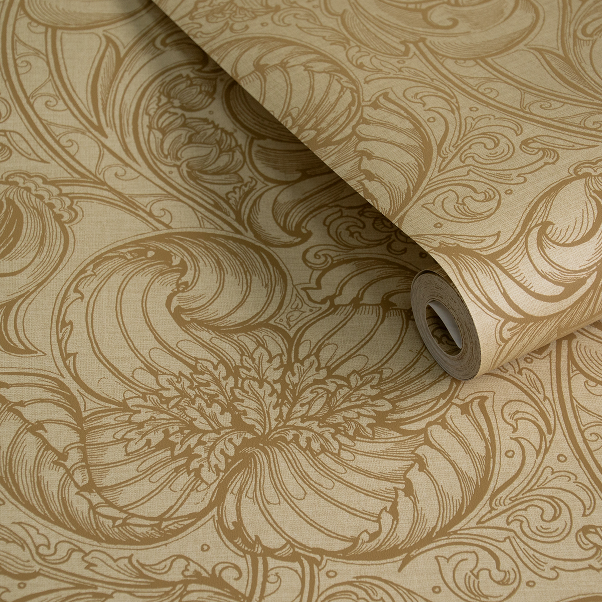 Papier peint Entrelacs Tulipe Lys jaune - The Wall Llewelyn-Bowen de Lutèce | AMB2 Réf. LTC-LB25113