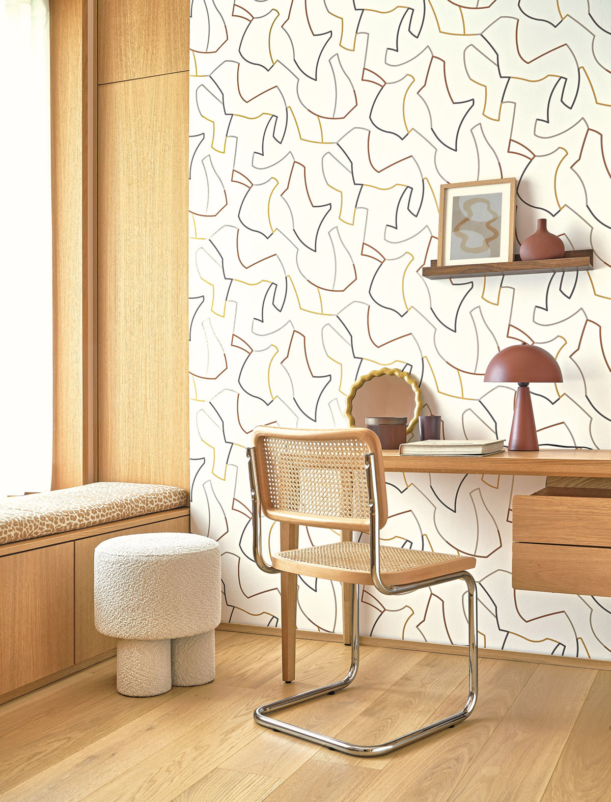 Papier peint Puzzle Maze multicouleurs - Color Game de Casadéco | Réf. GAME200611212