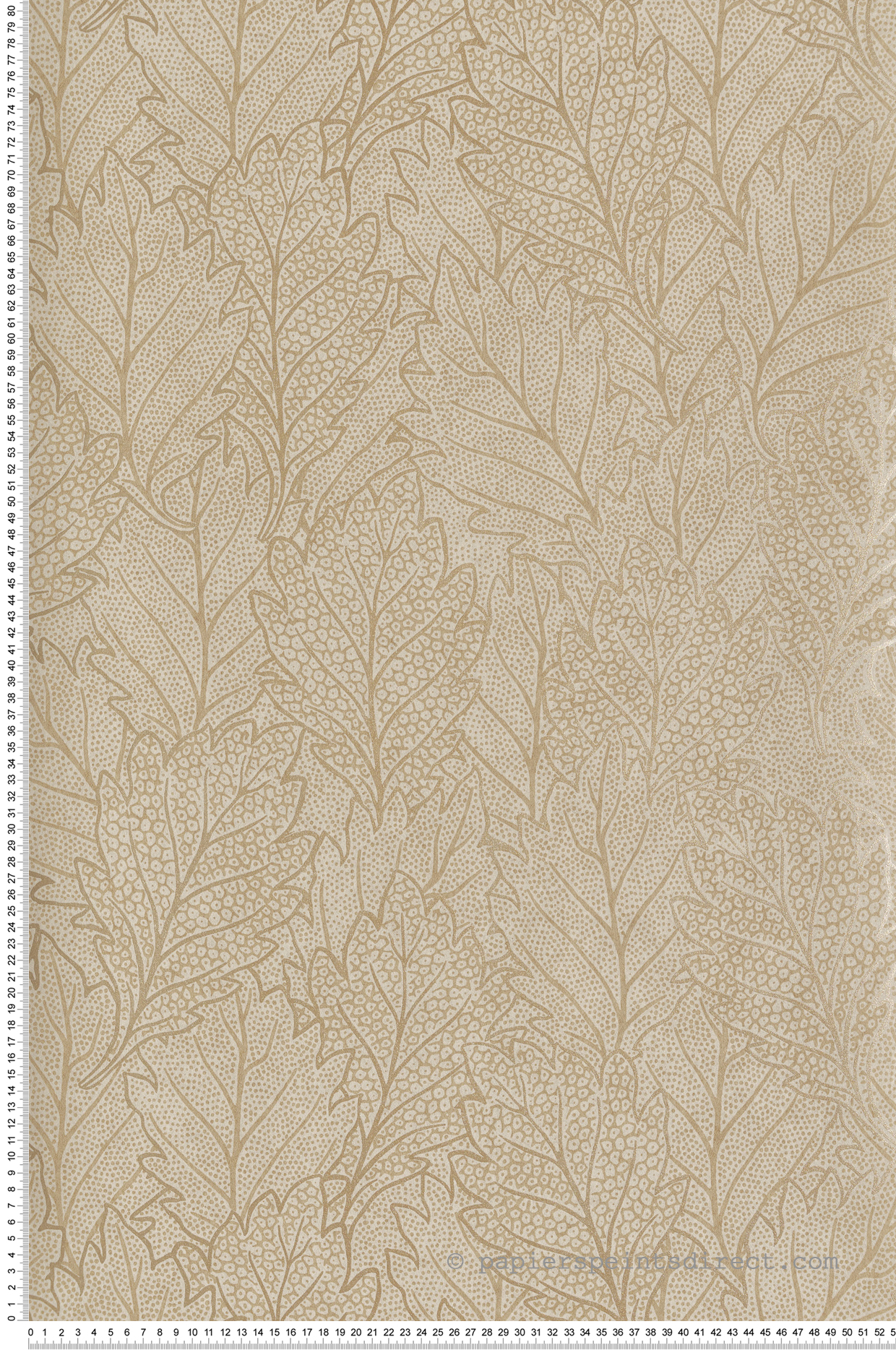 Papier peint Feuilles Chêne sable - Esterel de Montecolino | Réf. MC-AN28261