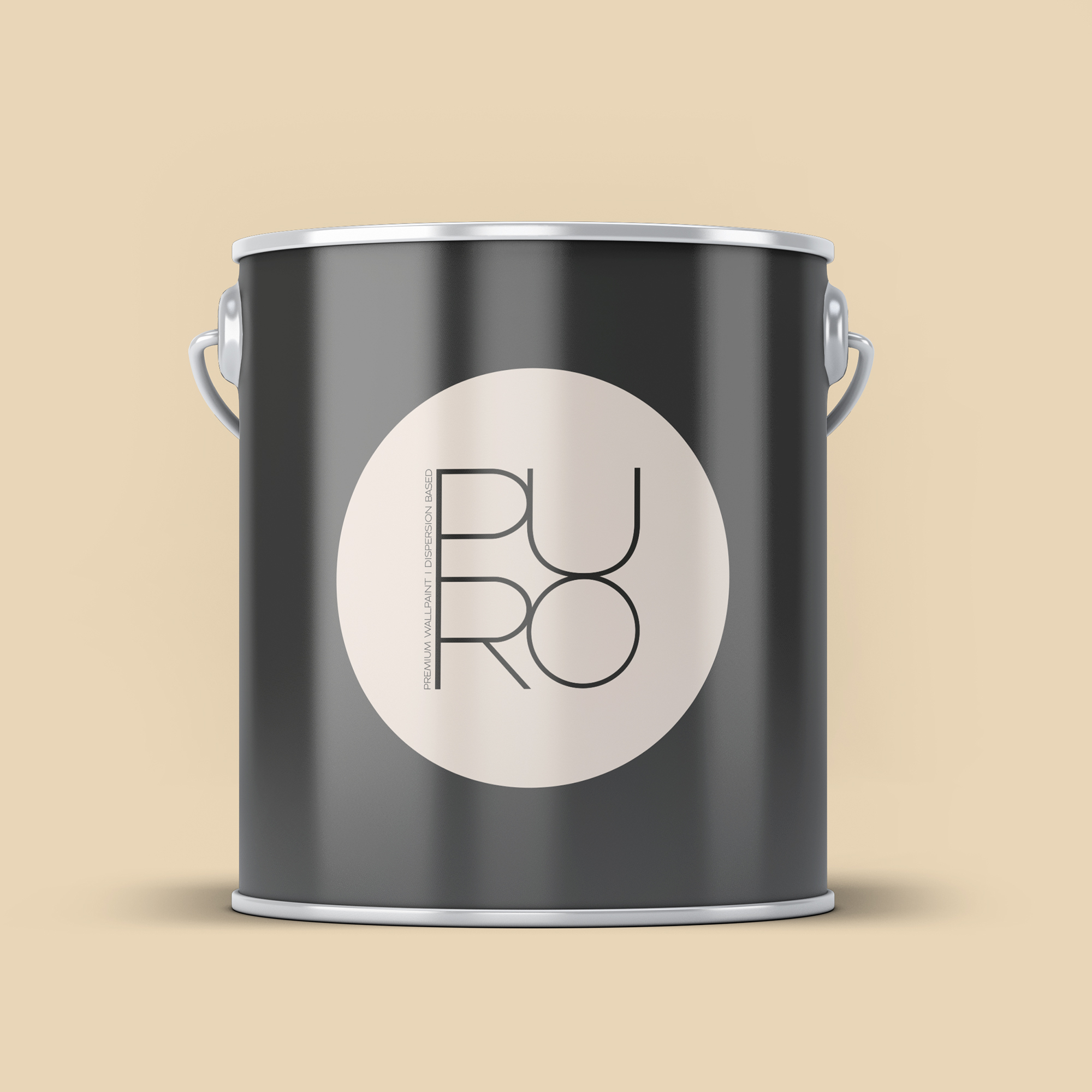 Image d'un pot de 5 litres de peinture Puro beige smooth saffron - c8008
