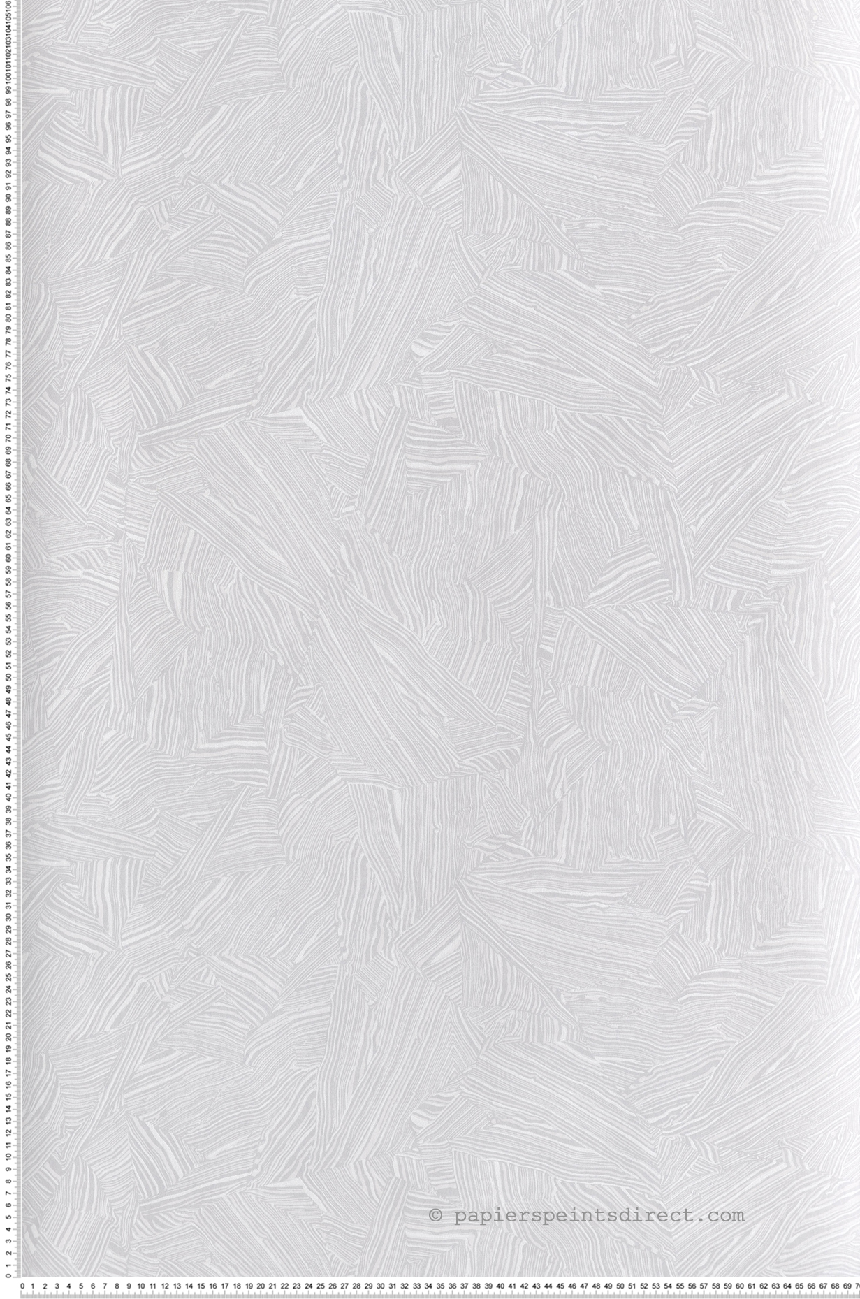 Papier peint Fragment de Roche Zébra gris argenté - Rock de Masureel | Réf. MAS-ROC104