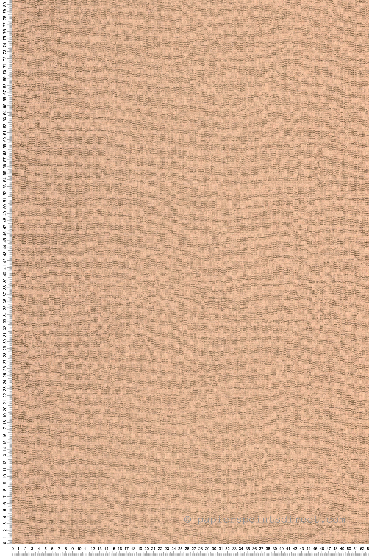 Papier peint Uni Lin pêche doré - Kitchen Box de Casélio | Réf. KBO103233030