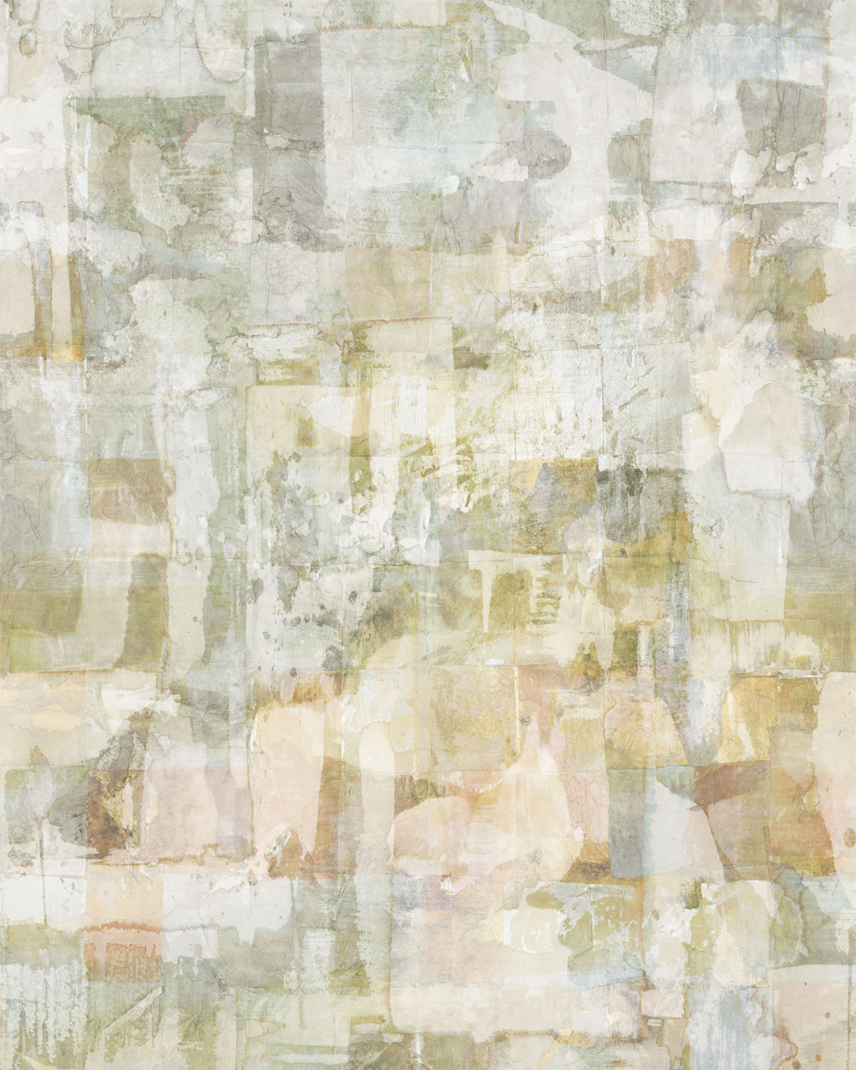 Papier peint panoramique Etats d'Ame S vert 200x250 - Wonderwalls de Casadéco | Réf. WDWS89037205