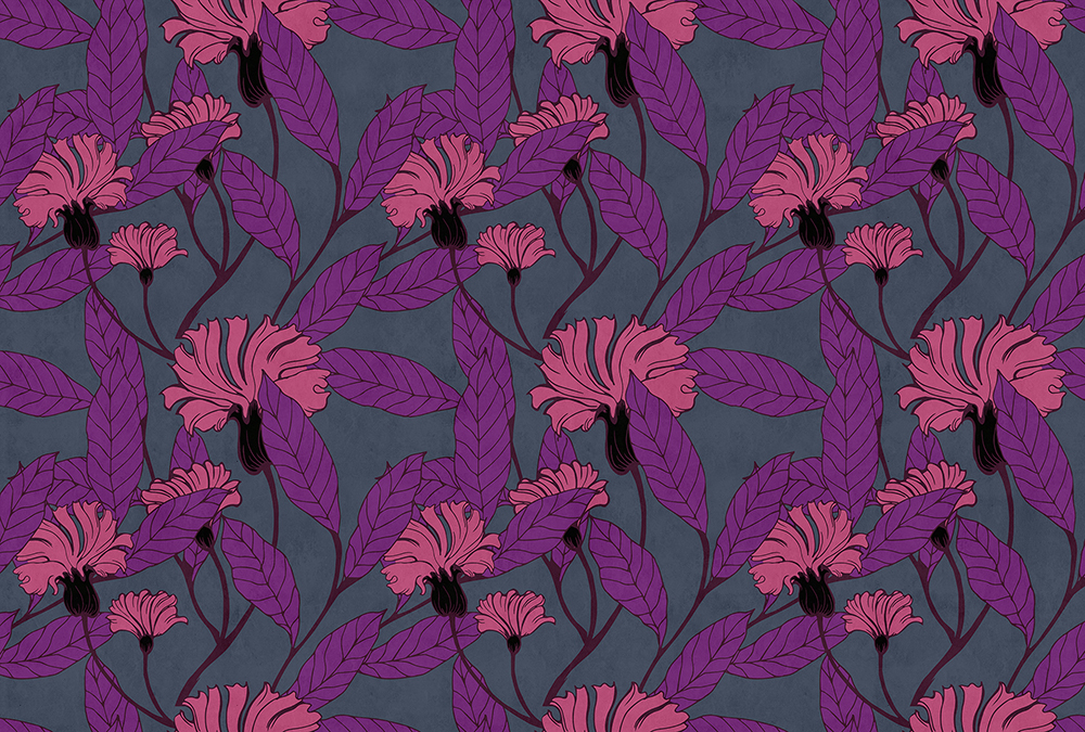 Papier peint panoramique Fleurs Wax Cloves 2 - Référence DD114597 - Intissé 200g/m2 - Standard 400 x 270