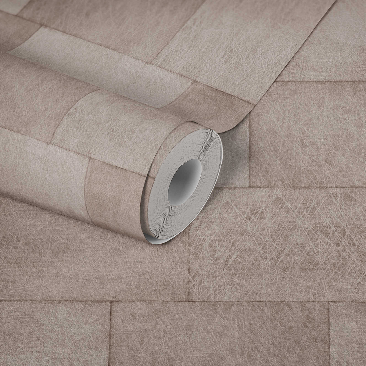 Papier peint Mur de Pierre Grattée taupe - Titanium 3 d'AS Création | Réf. SP15615