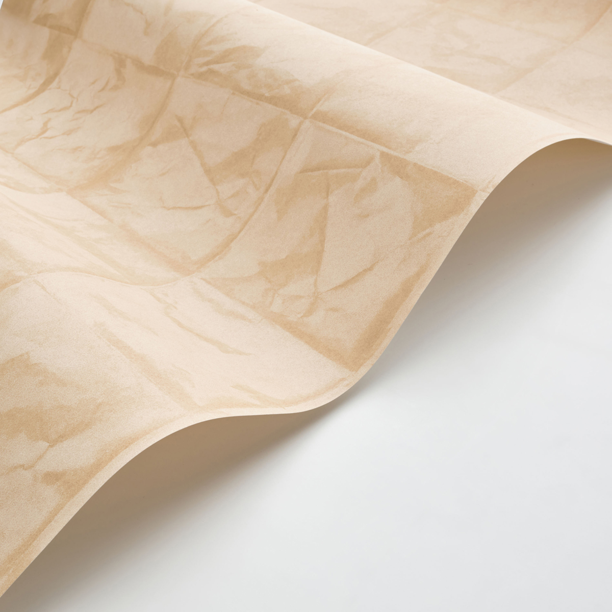 Papier peint Carreaux Papier Froissé beige jaune - Papercraft de Casadéco AMBV | Réf. PAPC89642222