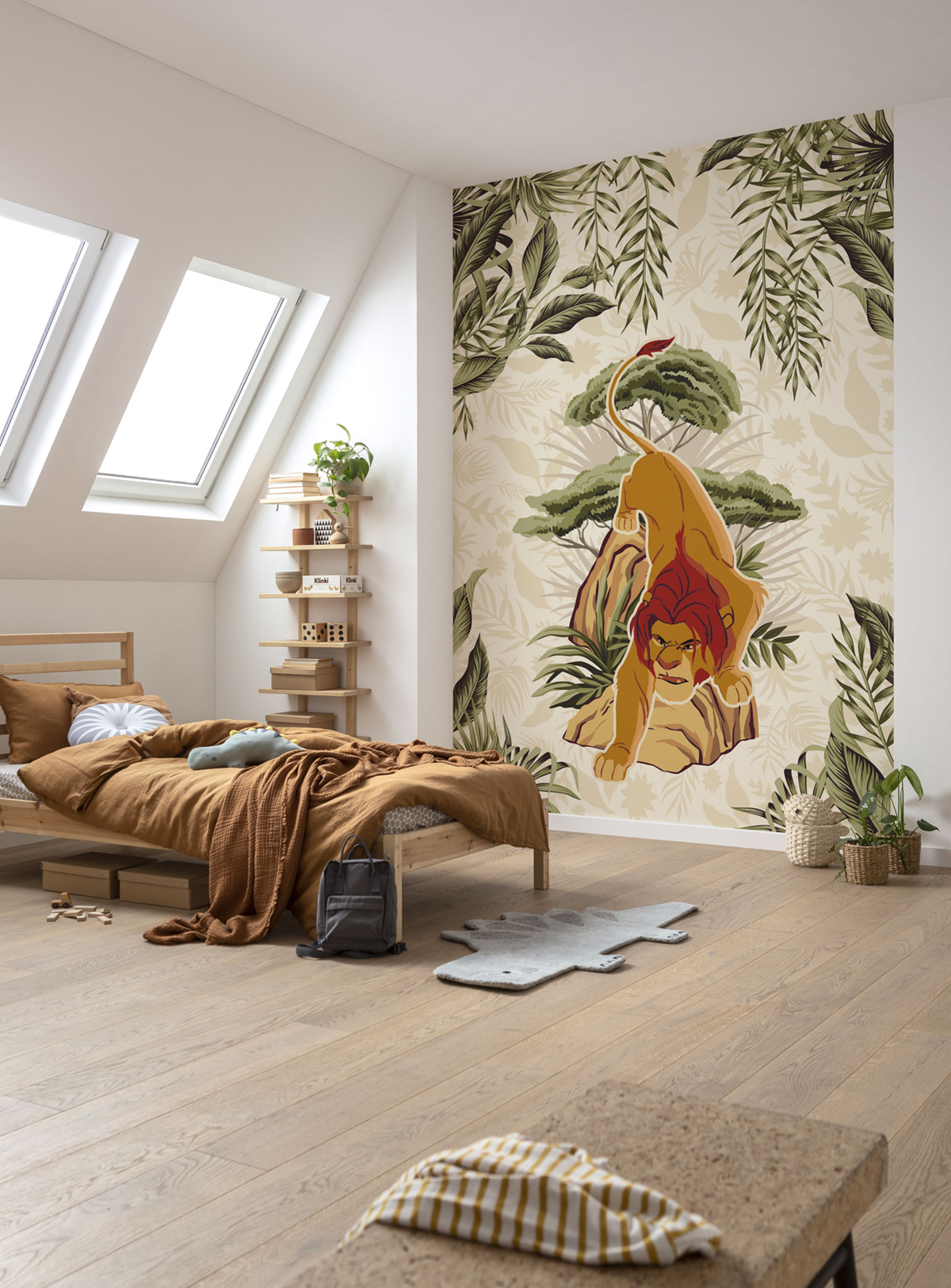 Papier peint panoramique Lion Simba King - Papier peint Komar Disney