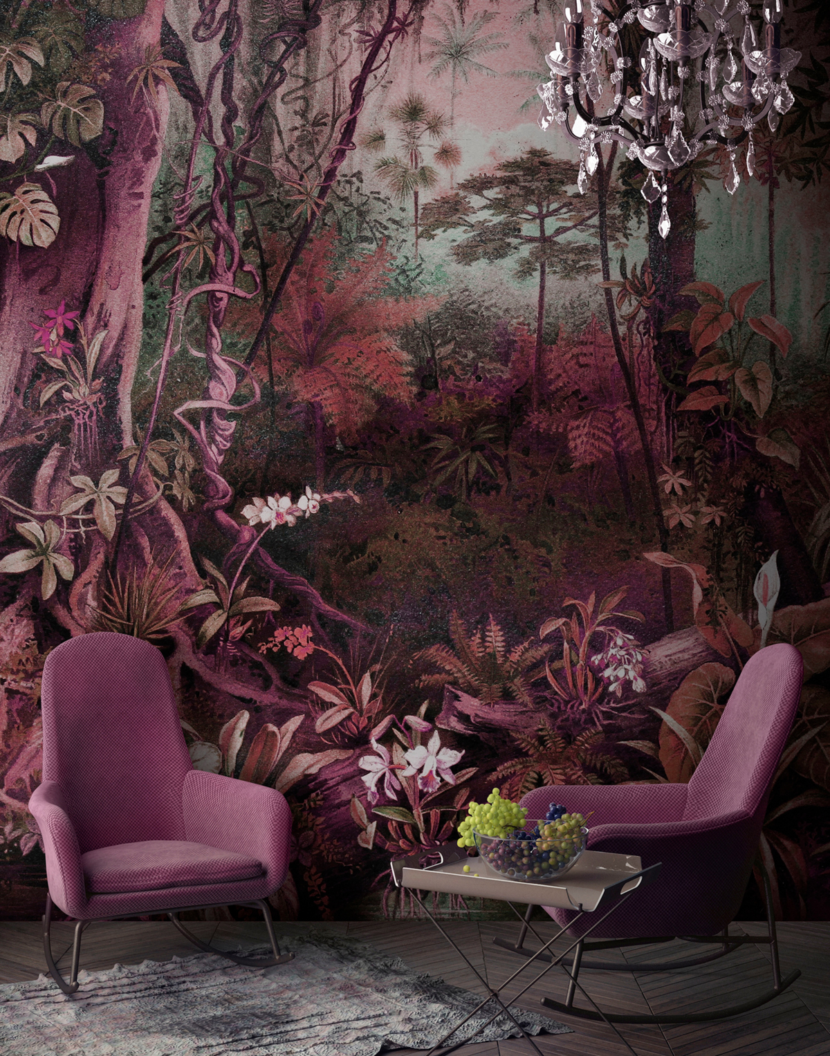 Papier peint panoramique Forêt Jungle 1 - Référence DD110691 - Intissé 200g/m2 - Standard 400 x 270