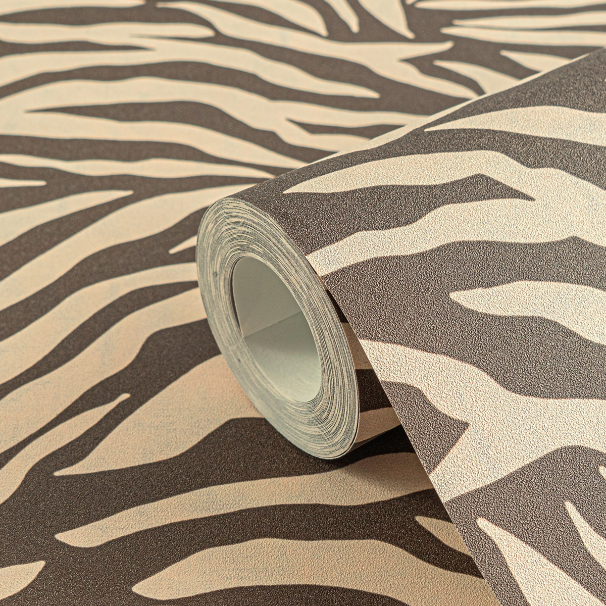 Papier peint Zèbre Motif beige marron - Anna D'Andrea d'A.S. Création AMB4| Réf. AS-782172