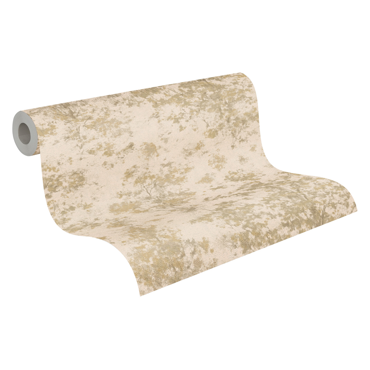 Papier peint Forêt Poétique beige doré - Vibes & Styles d'A.S. Création AMB7| Réf. AS-792002